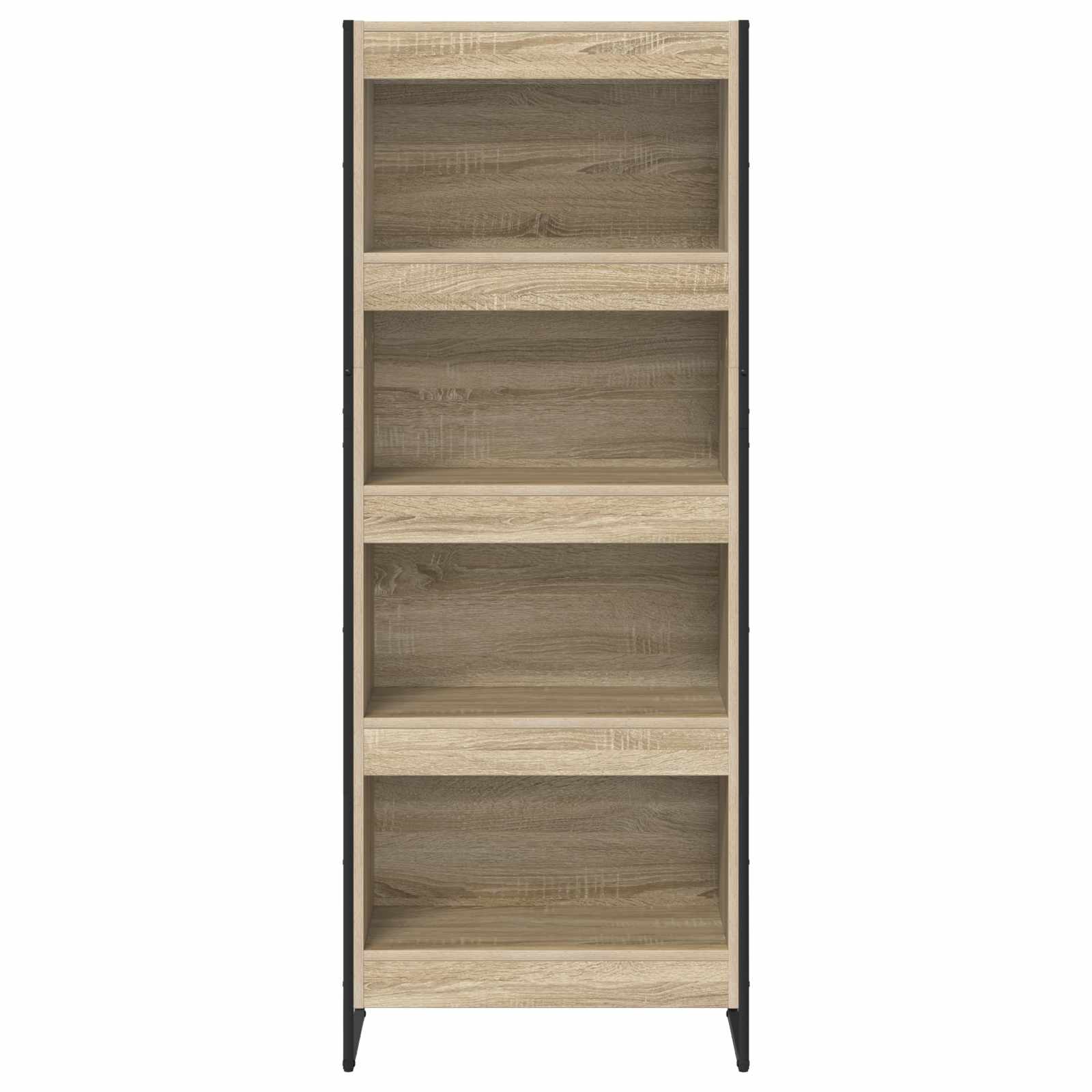 Boekenkast Sonoma 80 x 30 x 155 cm Bewerkt hout is nu te koop bij PeponiXL, paradijselijk wonen!