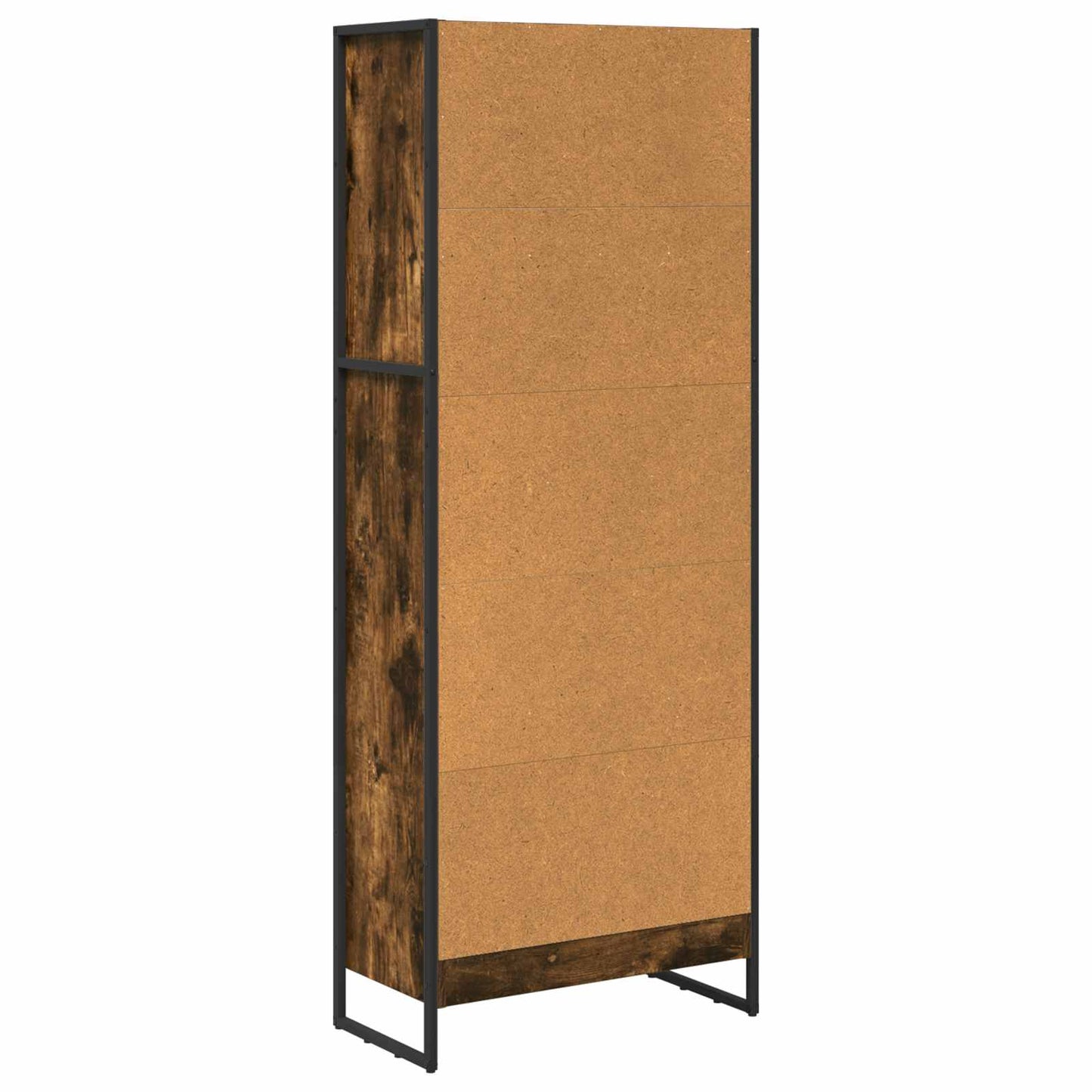 Boekenkast Rook Eik 80 x 30 x 155 cm Bewerkt hout is nu te koop bij PeponiXL, paradijselijk wonen!