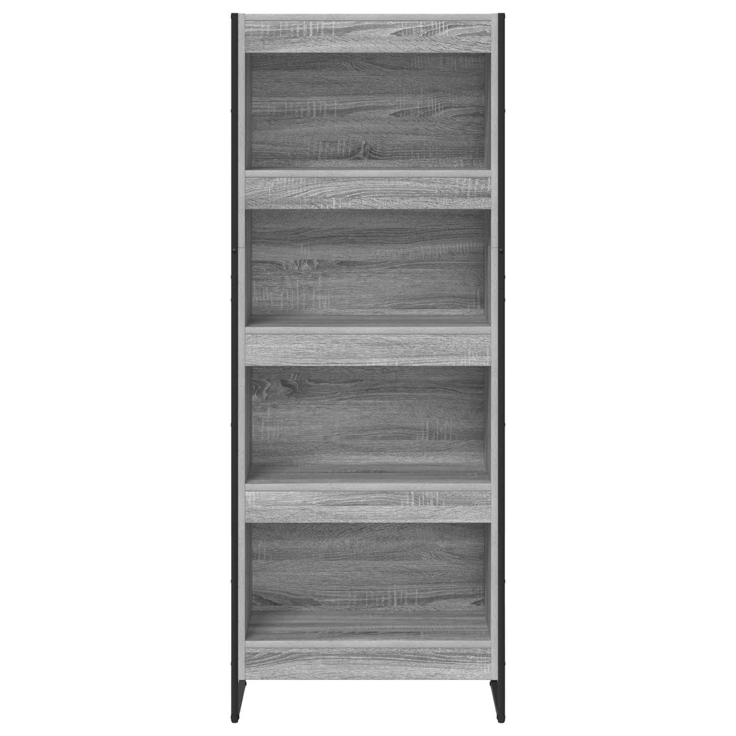 Boekenkast Grijs Sonoma 80 x 30 x 155 cm Bewerkt hout is nu te koop bij PeponiXL, paradijselijk wonen!
