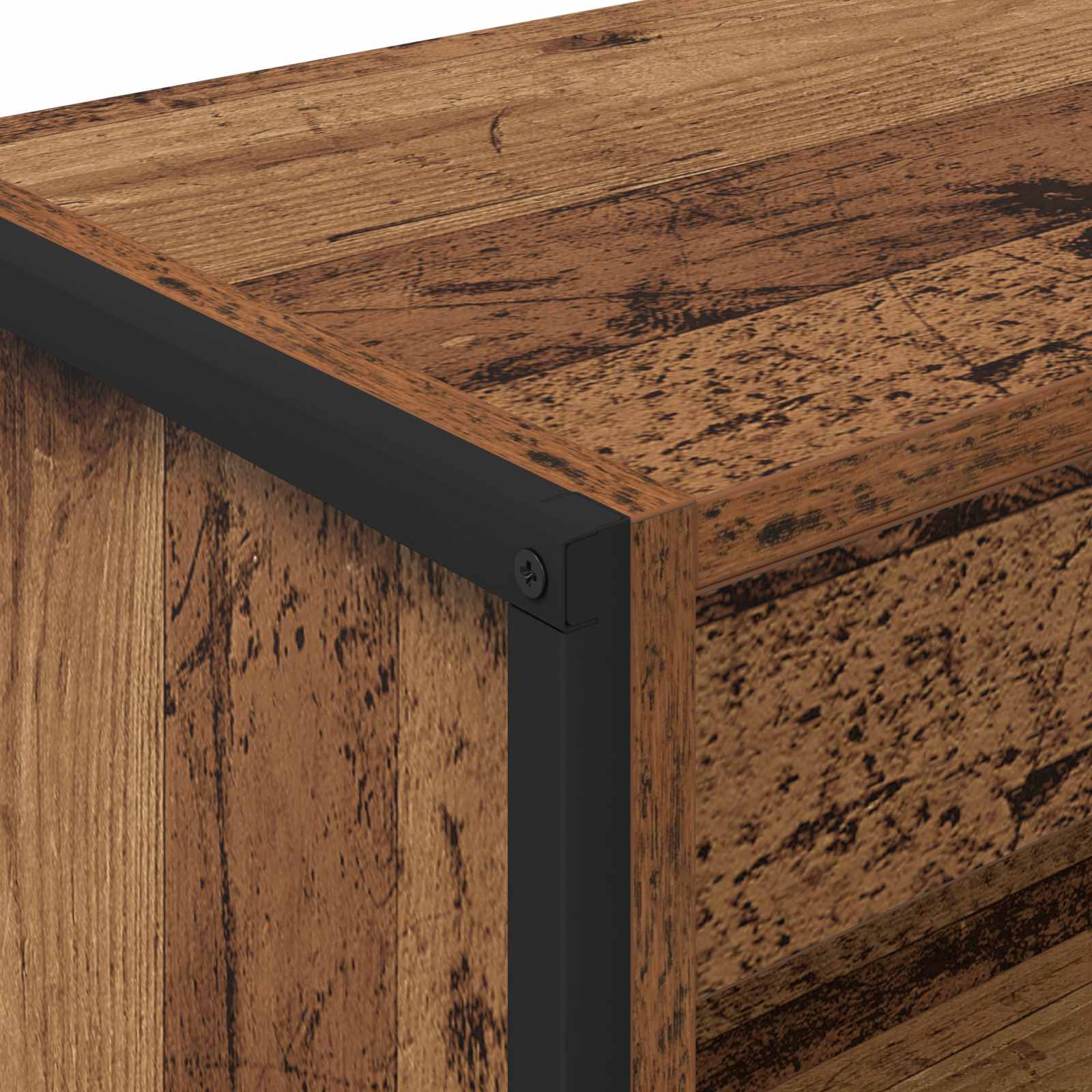 Boekenkast Oud Hout 80 x 30 x 155 cm Bewerkt hout is nu te koop bij PeponiXL, paradijselijk wonen!