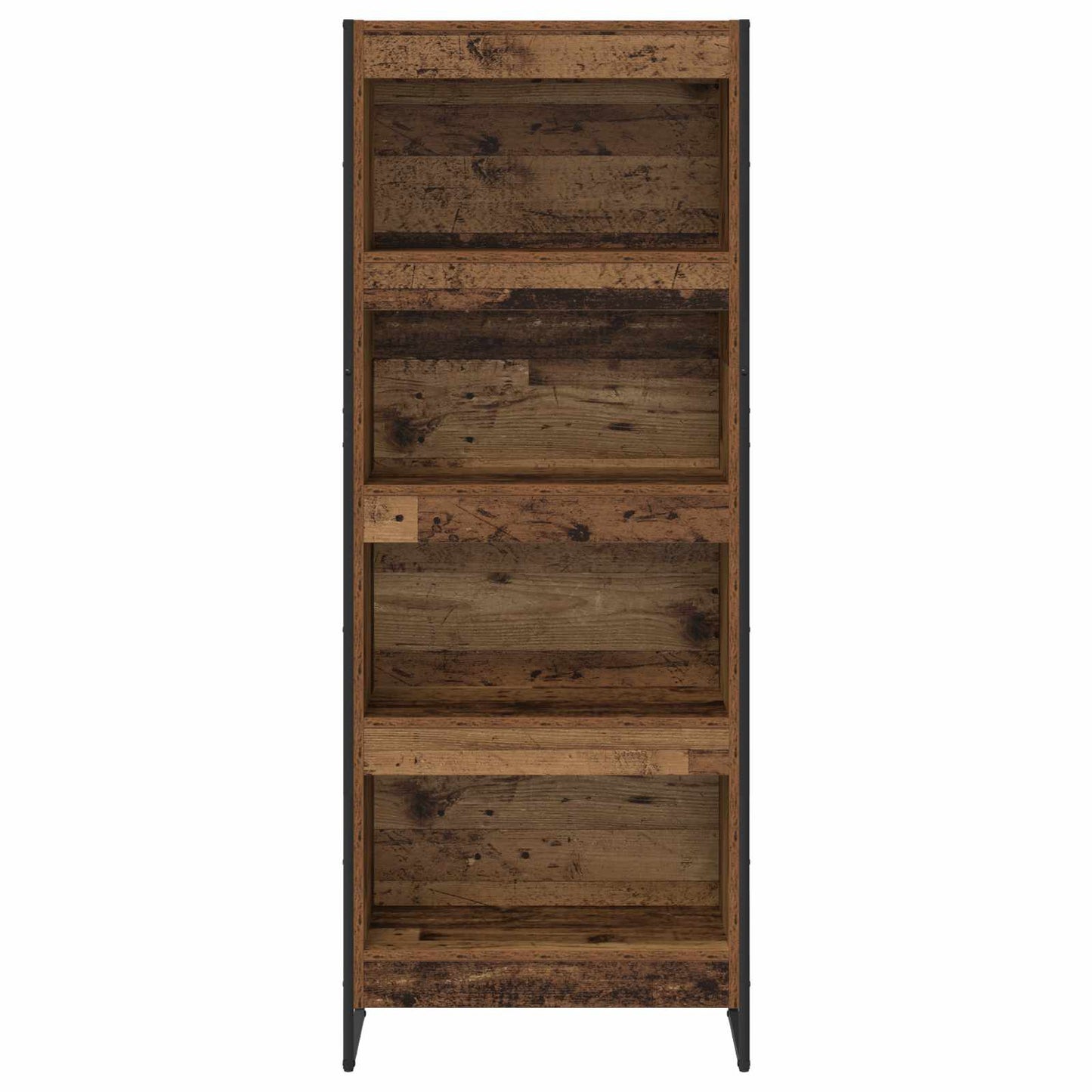 Boekenkast Oud Hout 80 x 30 x 155 cm Bewerkt hout is nu te koop bij PeponiXL, paradijselijk wonen!