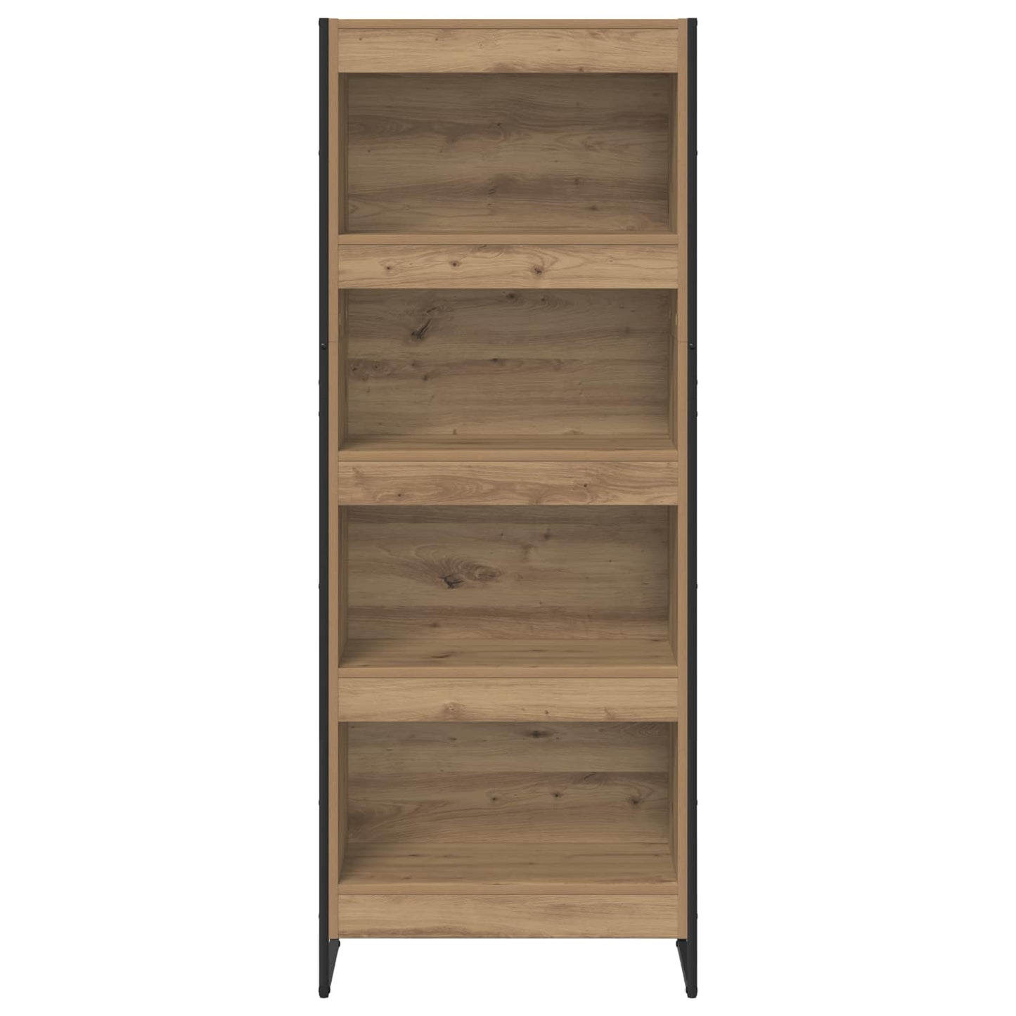 Boekenkast Ambachtelijk eiken 80 x 30 x 155 cm Bewerkt hout is nu te koop bij PeponiXL, paradijselijk wonen!
