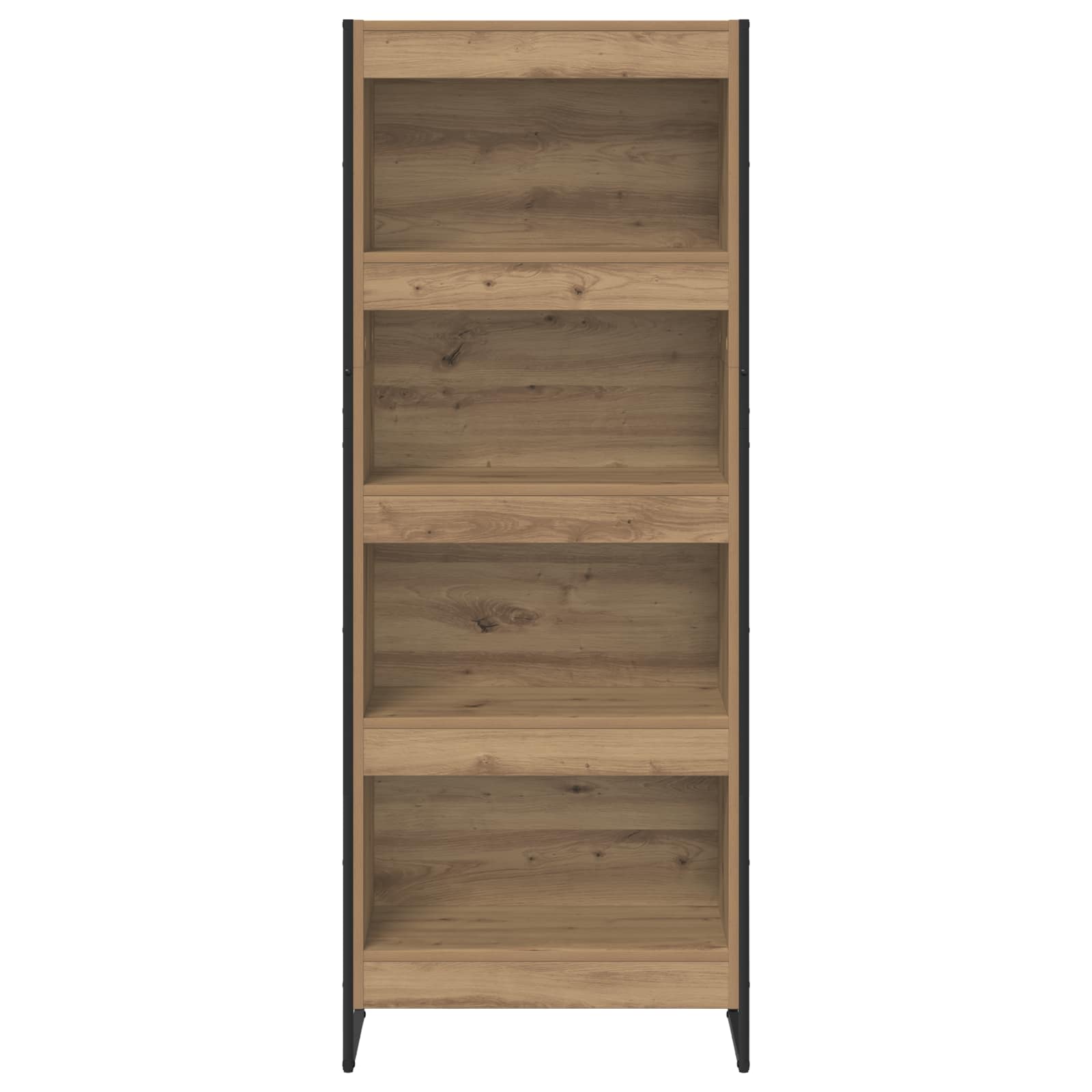 Boekenkast Ambachtelijk eiken 80 x 30 x 155 cm Bewerkt hout is nu te koop bij PeponiXL, paradijselijk wonen!