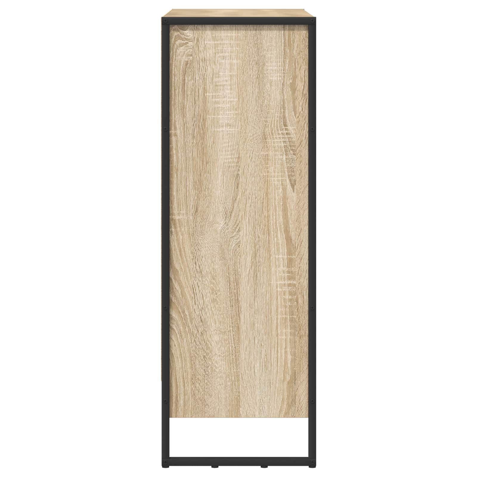 Boekenkast Sonoma 80 x 30 x 155 cm Bewerkt hout is nu te koop bij PeponiXL, paradijselijk wonen!