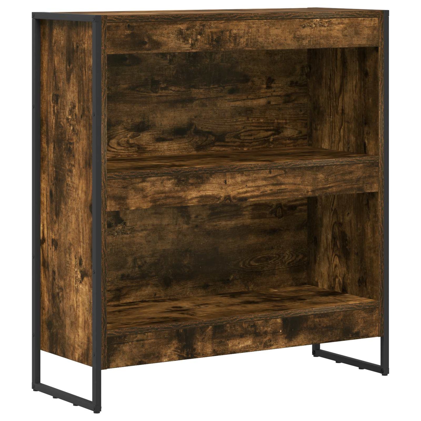 Boekenkast Rook Eik 80 x 30 x 155 cm Bewerkt hout is nu te koop bij PeponiXL, paradijselijk wonen!