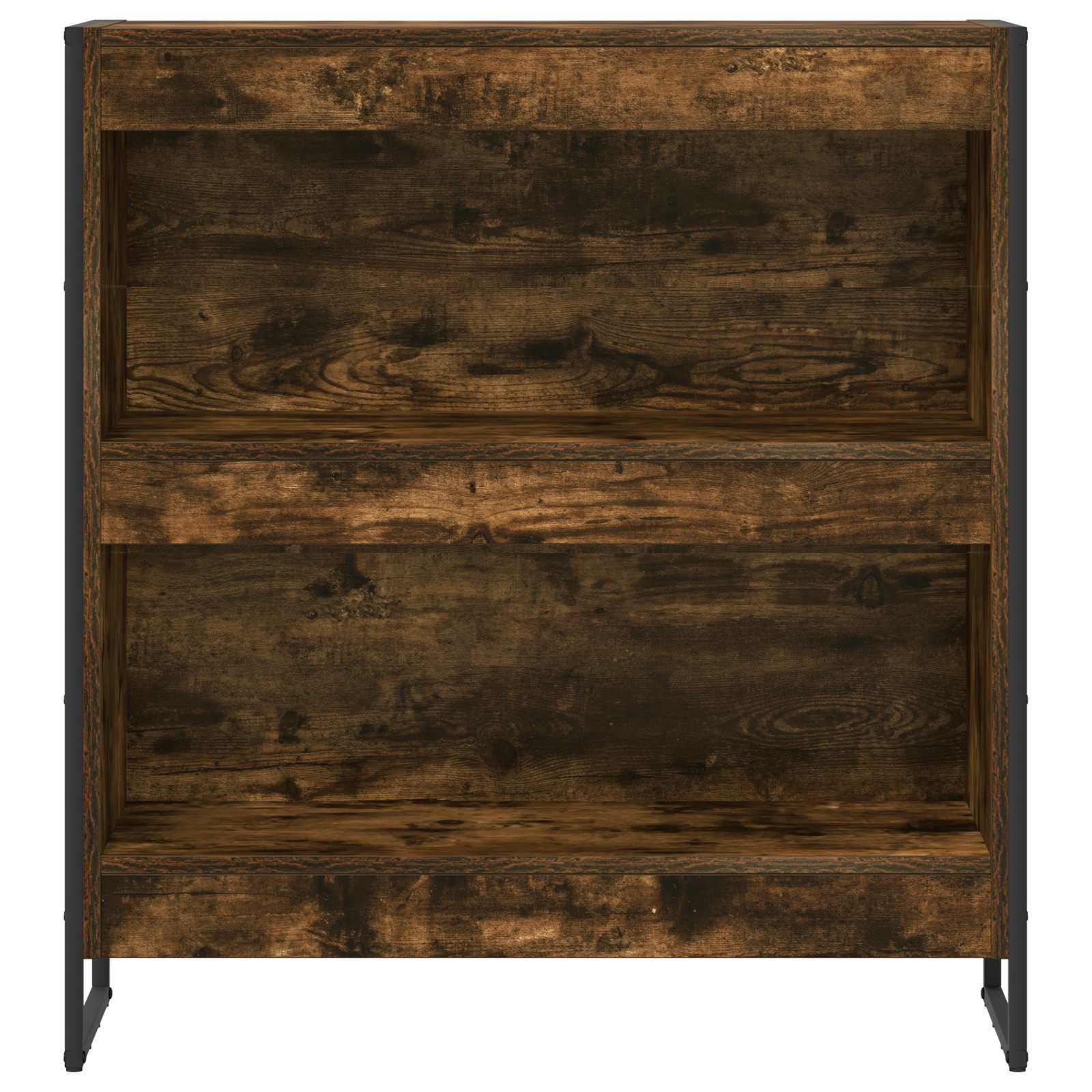 Boekenkast Rook Eik 80 x 30 x 155 cm Bewerkt hout is nu te koop bij PeponiXL, paradijselijk wonen!