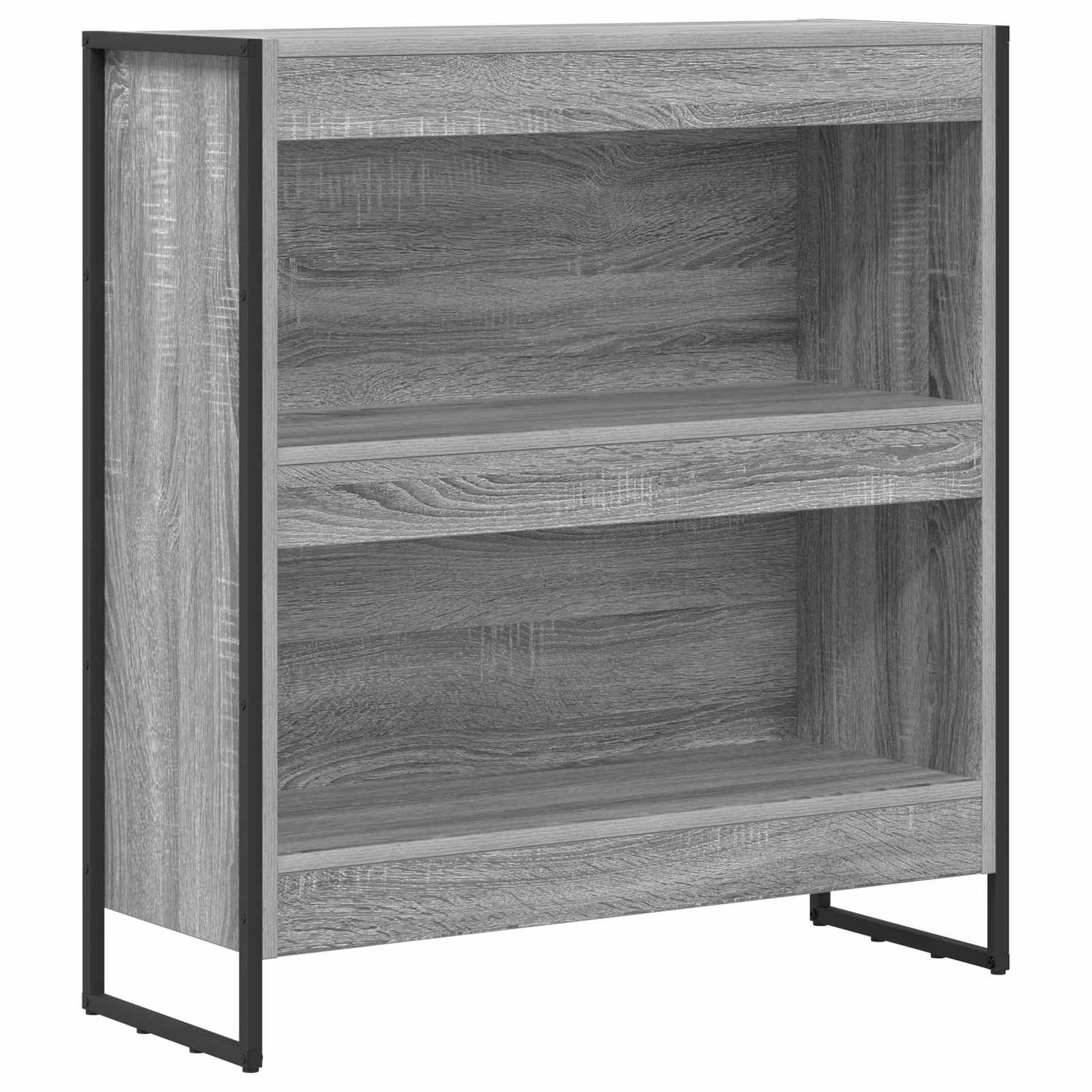 Boekenkast Grijs Sonoma 80 x 30 x 155 cm Bewerkt hout is nu te koop bij PeponiXL, paradijselijk wonen!