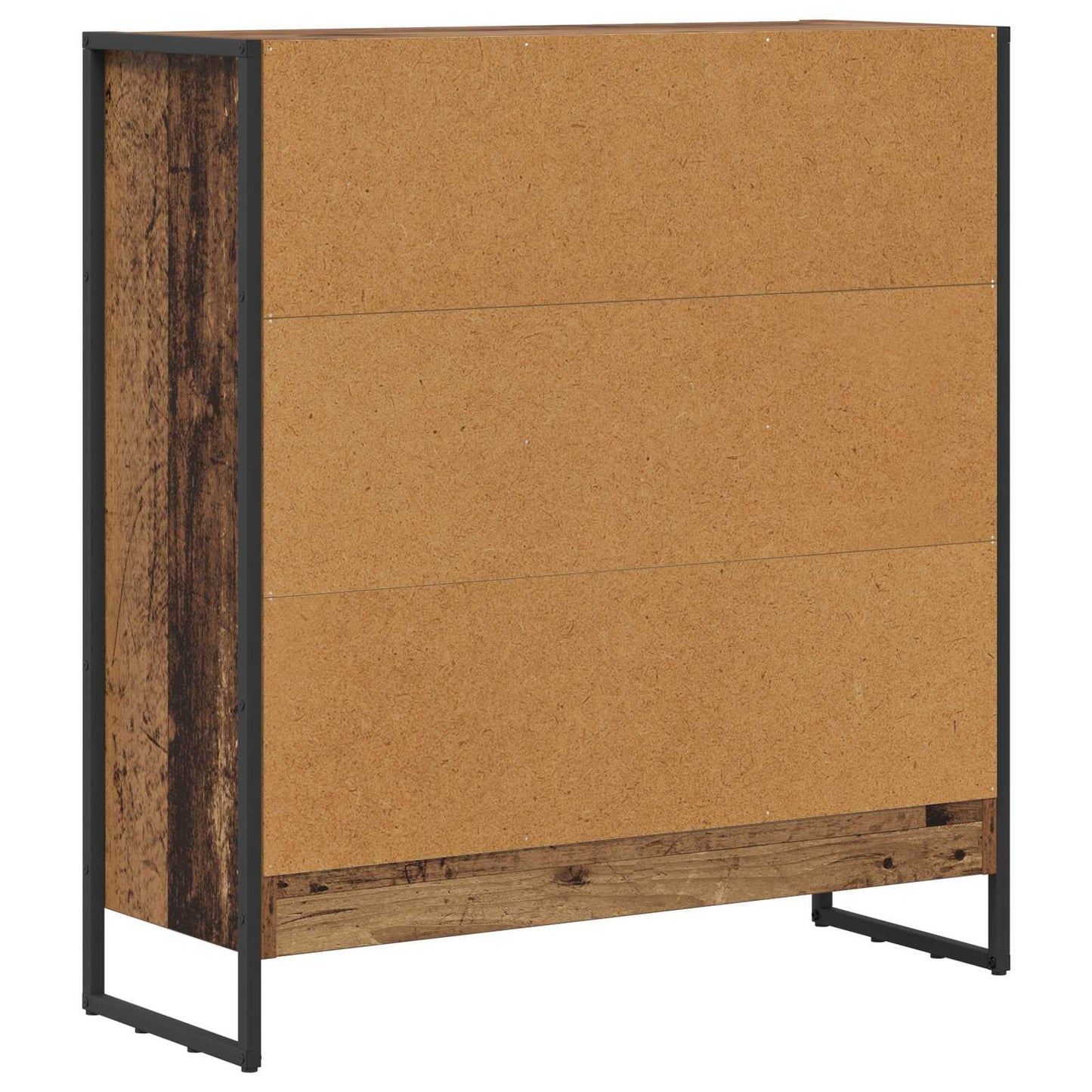 Boekenkast Oud Hout 80 x 30 x 155 cm Bewerkt hout is nu te koop bij PeponiXL, paradijselijk wonen!