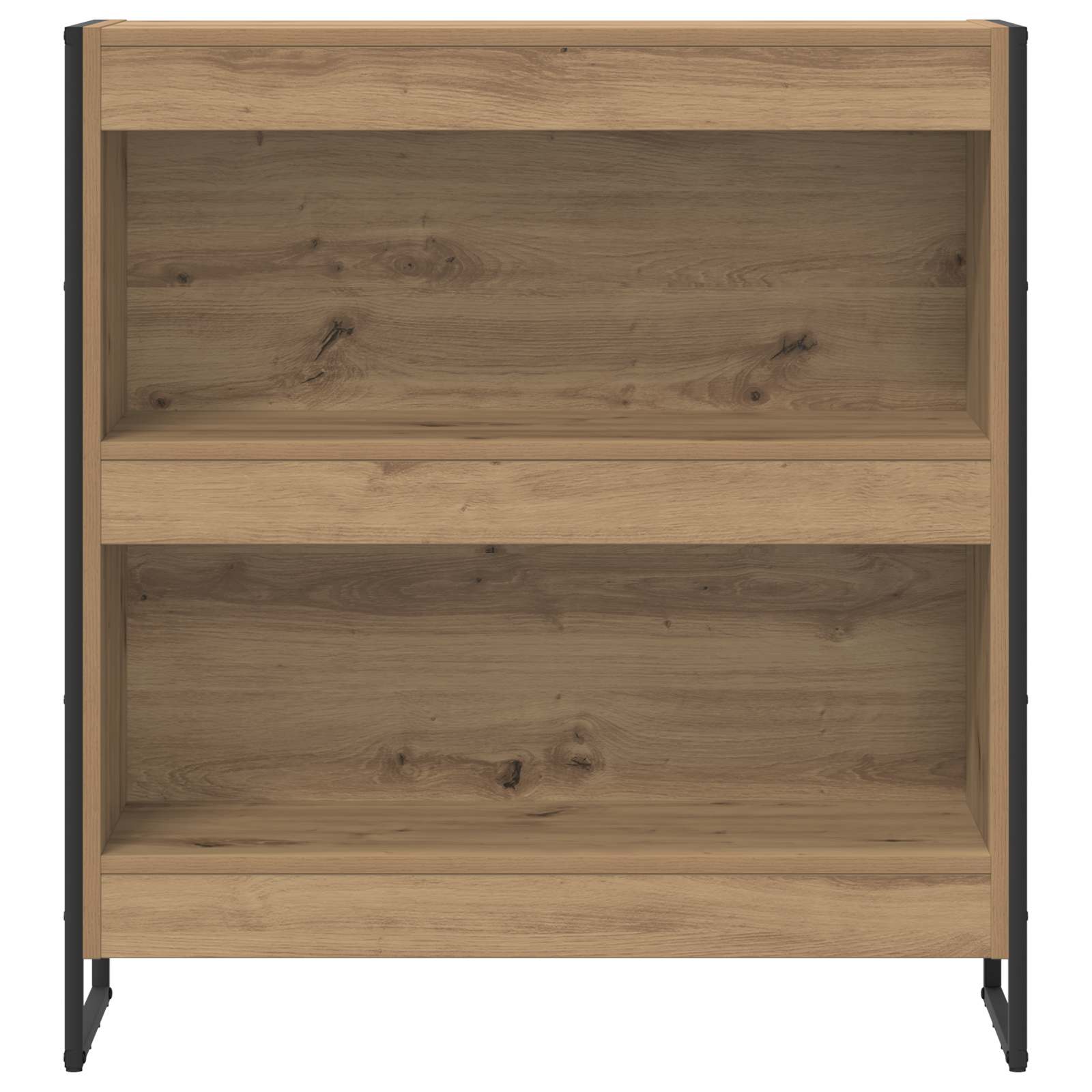 Boekenkast Ambachtelijk eiken 80 x 30 x 155 cm Bewerkt hout is nu te koop bij PeponiXL, paradijselijk wonen!