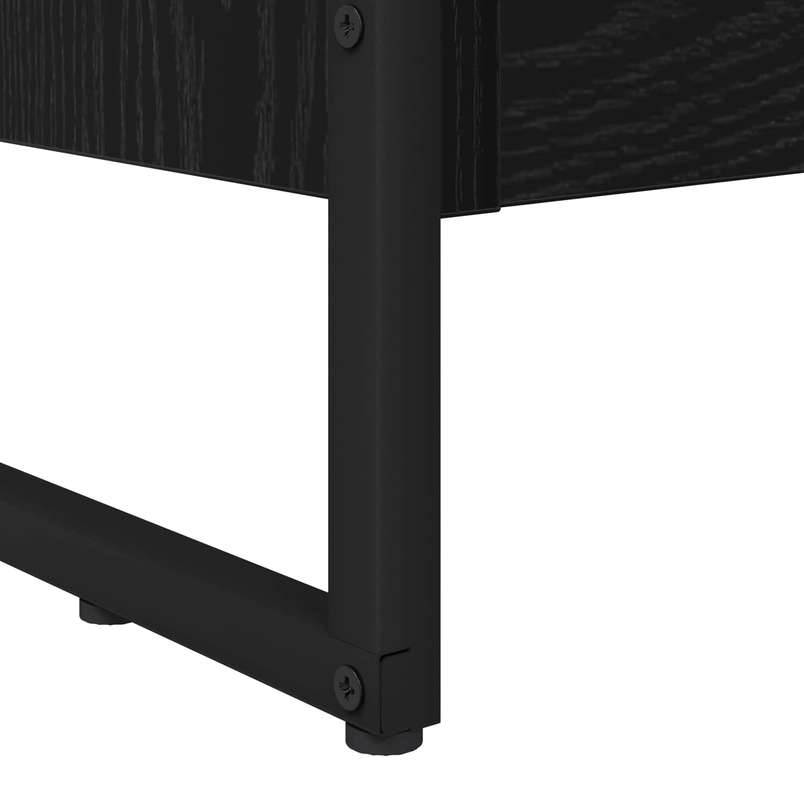 Boekenkast Zwart Eiken 80 x 30 x 155 cm Bewerkt hout is nu te koop bij PeponiXL, paradijselijk wonen!