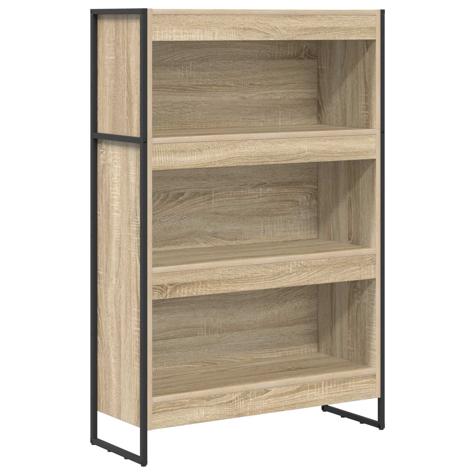 Boekenkast Sonoma 80 x 30 x 155 cm Bewerkt hout is nu te koop bij PeponiXL, paradijselijk wonen!