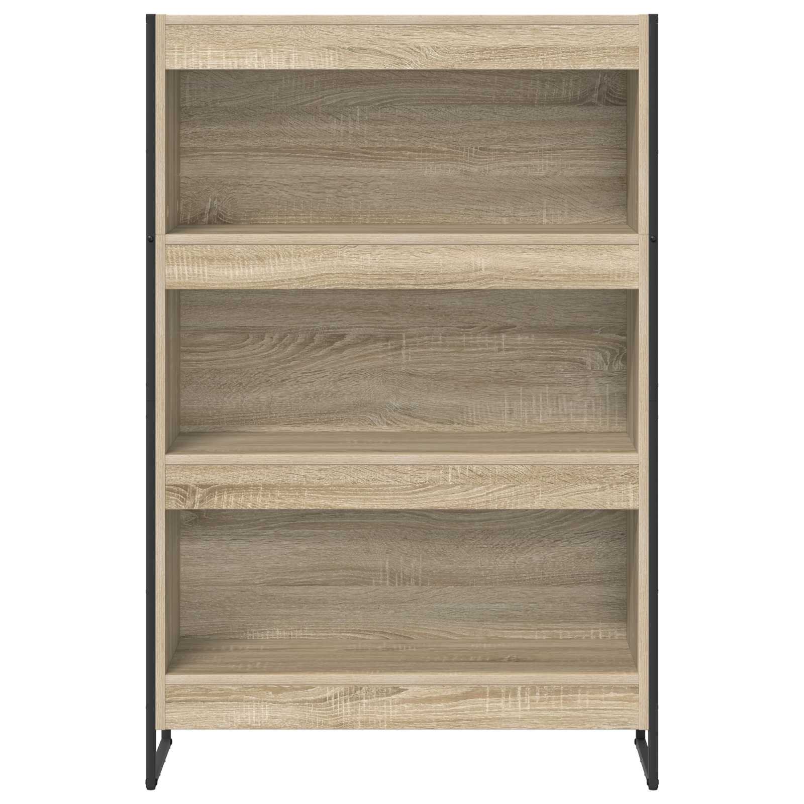 Boekenkast Sonoma 80 x 30 x 155 cm Bewerkt hout is nu te koop bij PeponiXL, paradijselijk wonen!