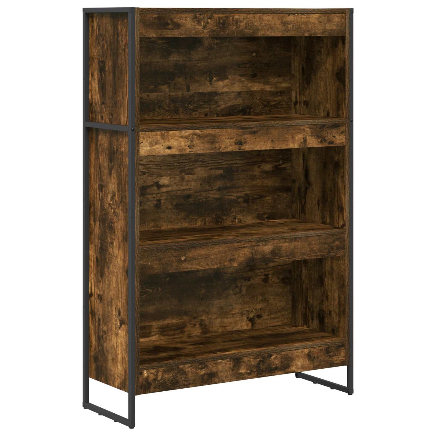 Boekenkast Rook Eik 80 x 30 x 155 cm Bewerkt hout is nu te koop bij PeponiXL, paradijselijk wonen!