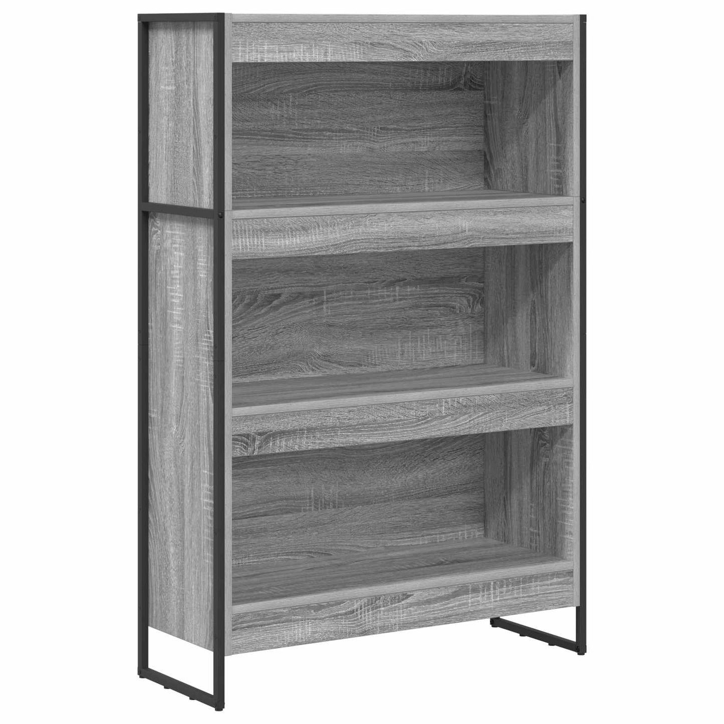 Boekenkast Grijs Sonoma 80 x 30 x 155 cm Bewerkt hout is nu te koop bij PeponiXL, paradijselijk wonen!