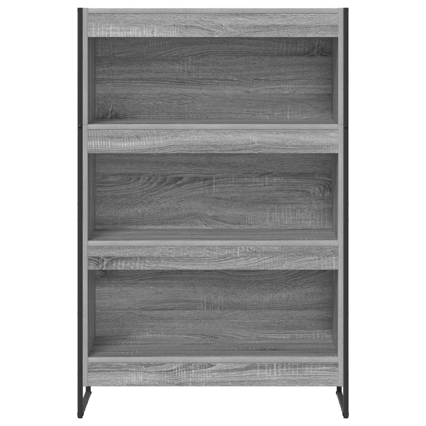Boekenkast Grijs Sonoma 80 x 30 x 155 cm Bewerkt hout is nu te koop bij PeponiXL, paradijselijk wonen!