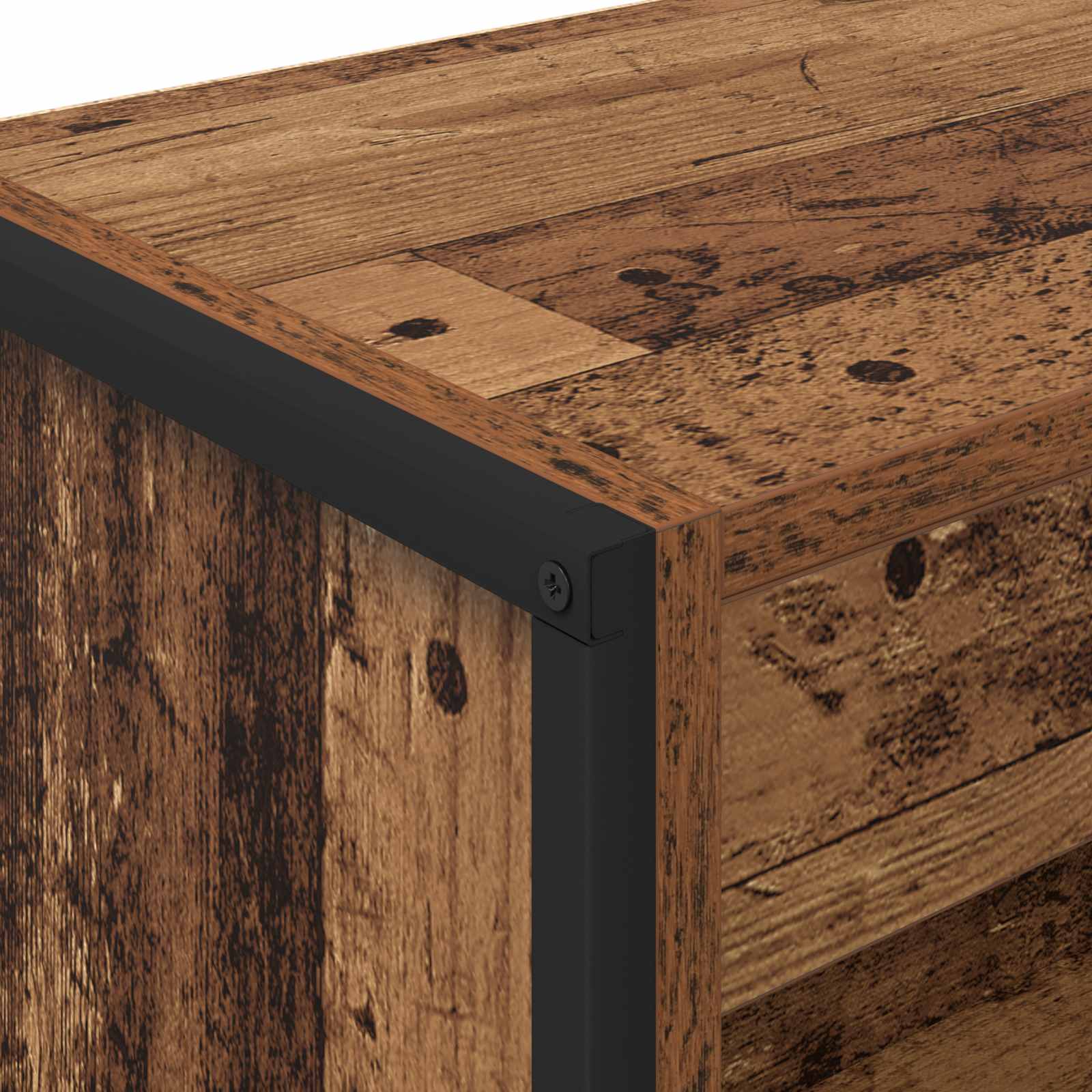 Boekenkast Oud Hout 80 x 30 x 155 cm Bewerkt hout is nu te koop bij PeponiXL, paradijselijk wonen!