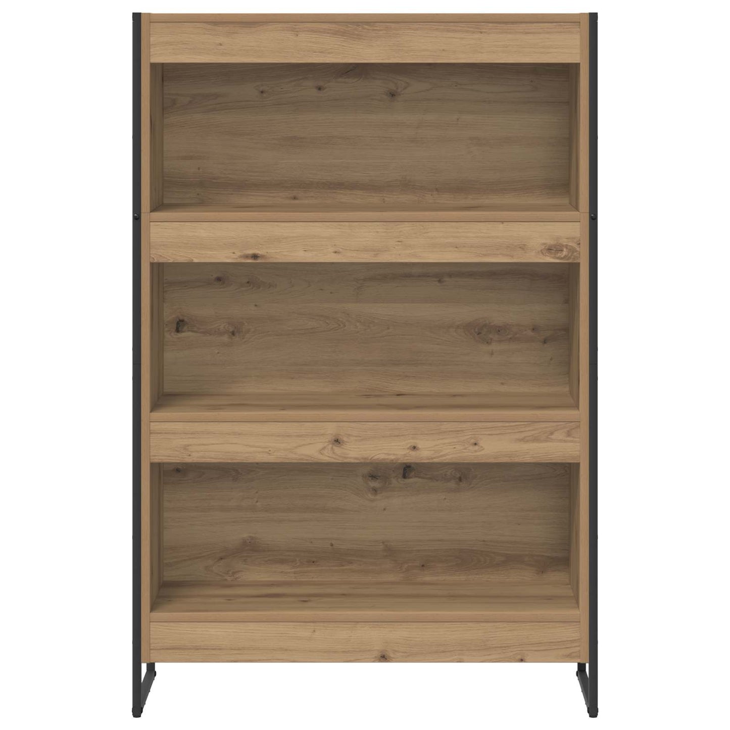 Boekenkast Ambachtelijk eiken 80 x 30 x 155 cm Bewerkt hout is nu te koop bij PeponiXL, paradijselijk wonen!