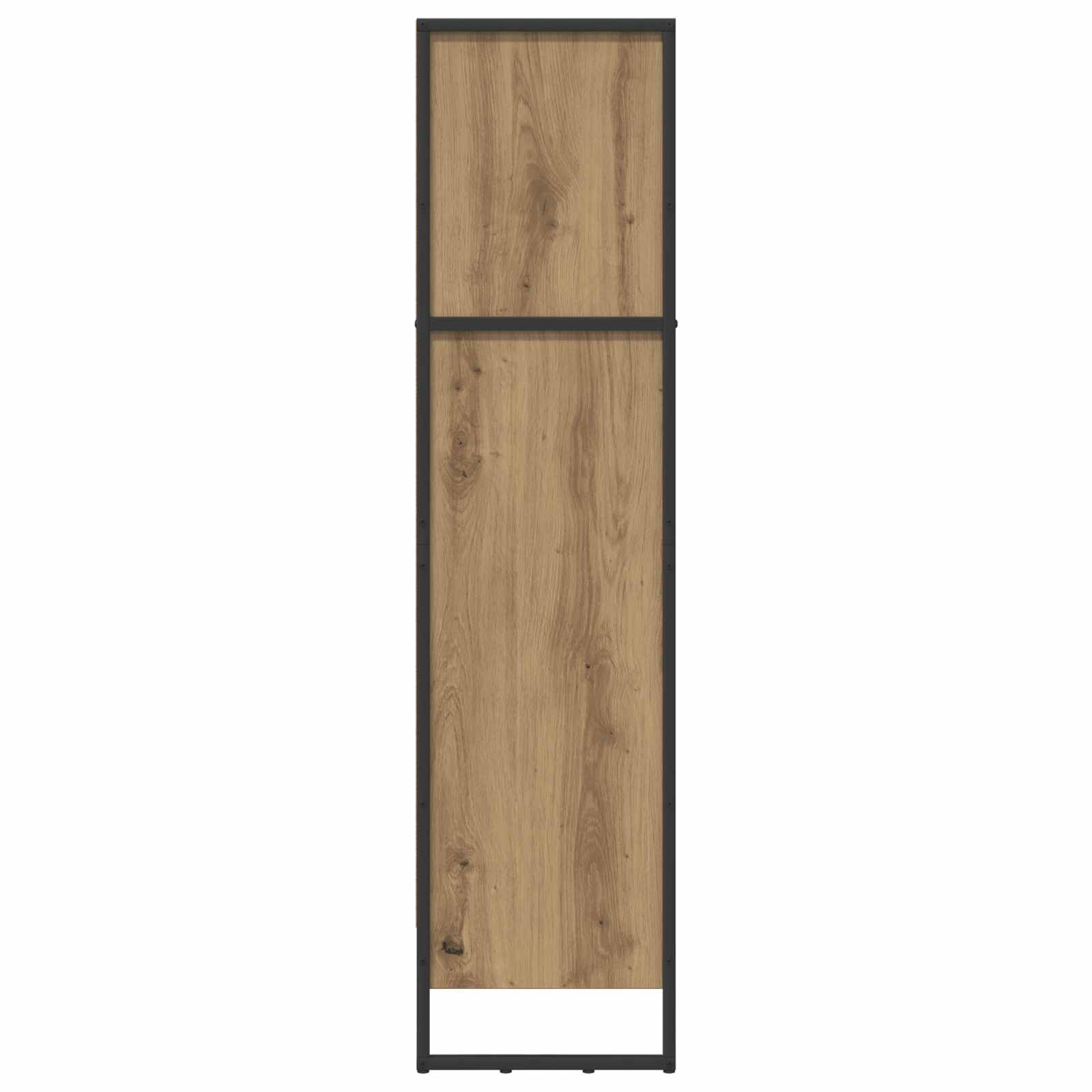 Boekenkast Ambachtelijk eiken 80 x 30 x 155 cm Bewerkt hout is nu te koop bij PeponiXL, paradijselijk wonen!