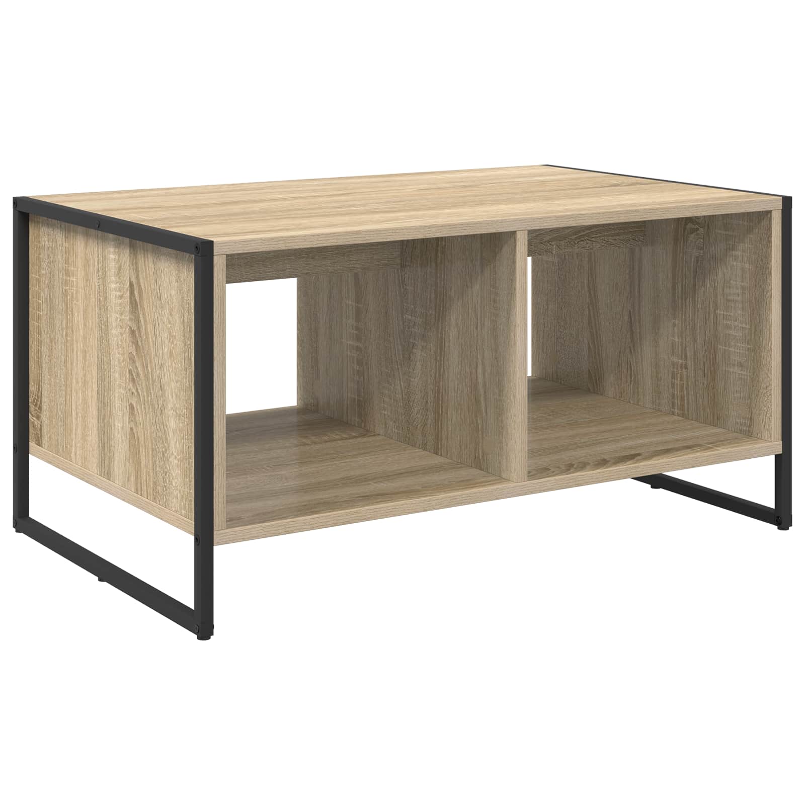 Salontafel Sonoma 80 x 50 x 40 cm Bewerkt hout is nu te koop bij PeponiXL, paradijselijk wonen!