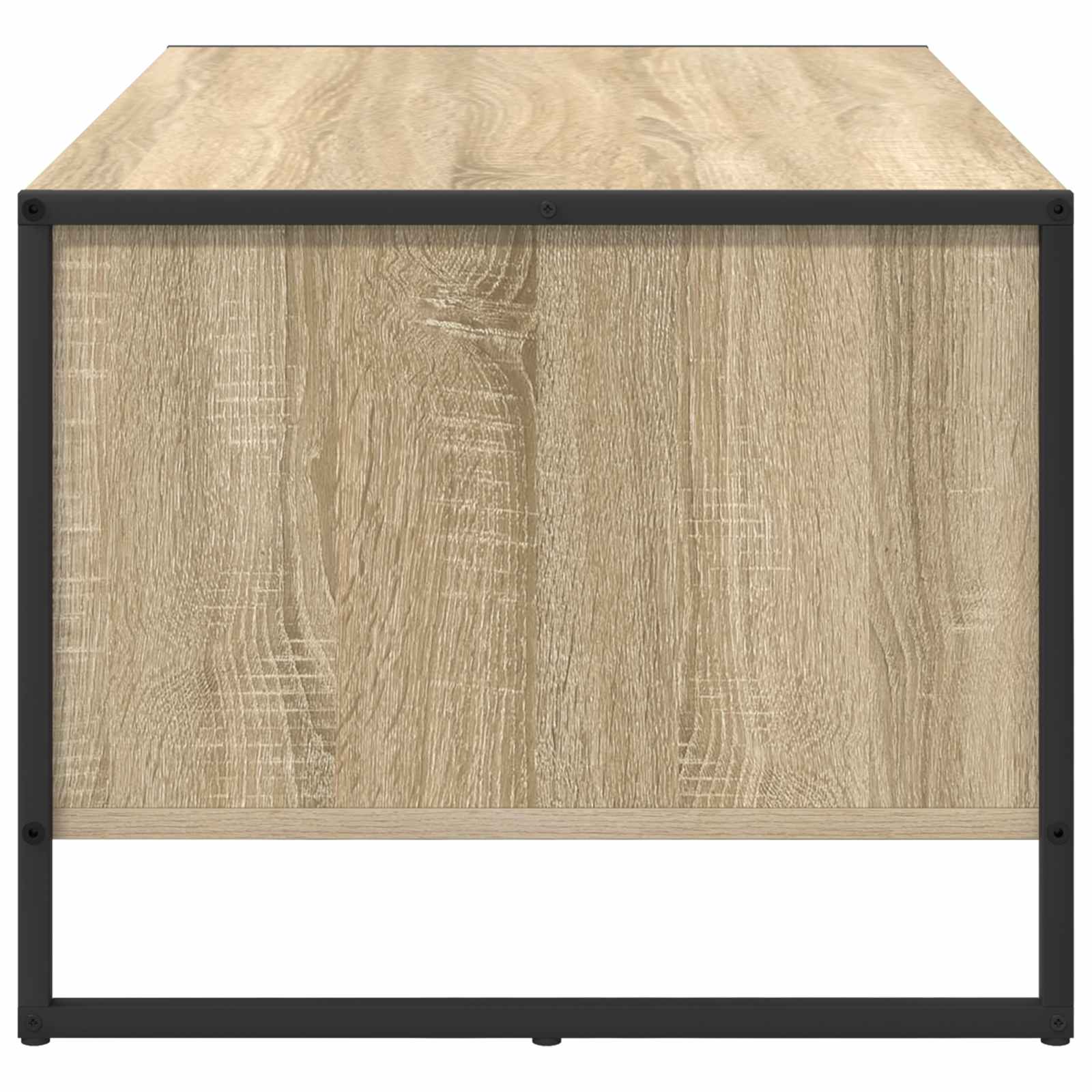 Salontafel Sonoma 80 x 50 x 40 cm Bewerkt hout is nu te koop bij PeponiXL, paradijselijk wonen!
