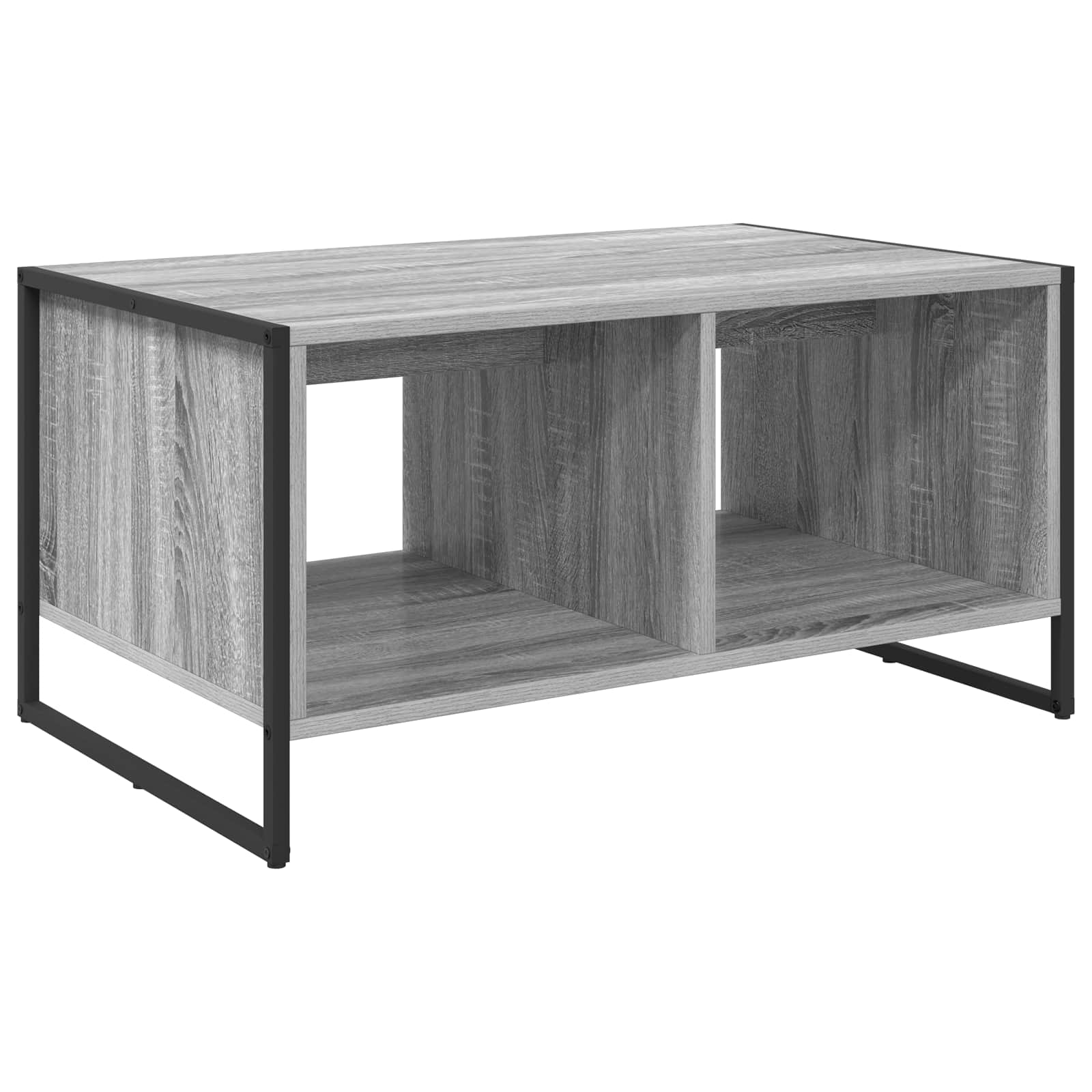 Salontafel Grijs Sonoma 80 x 50 x 40 cm Bewerkt hout is nu te koop bij PeponiXL, paradijselijk wonen!