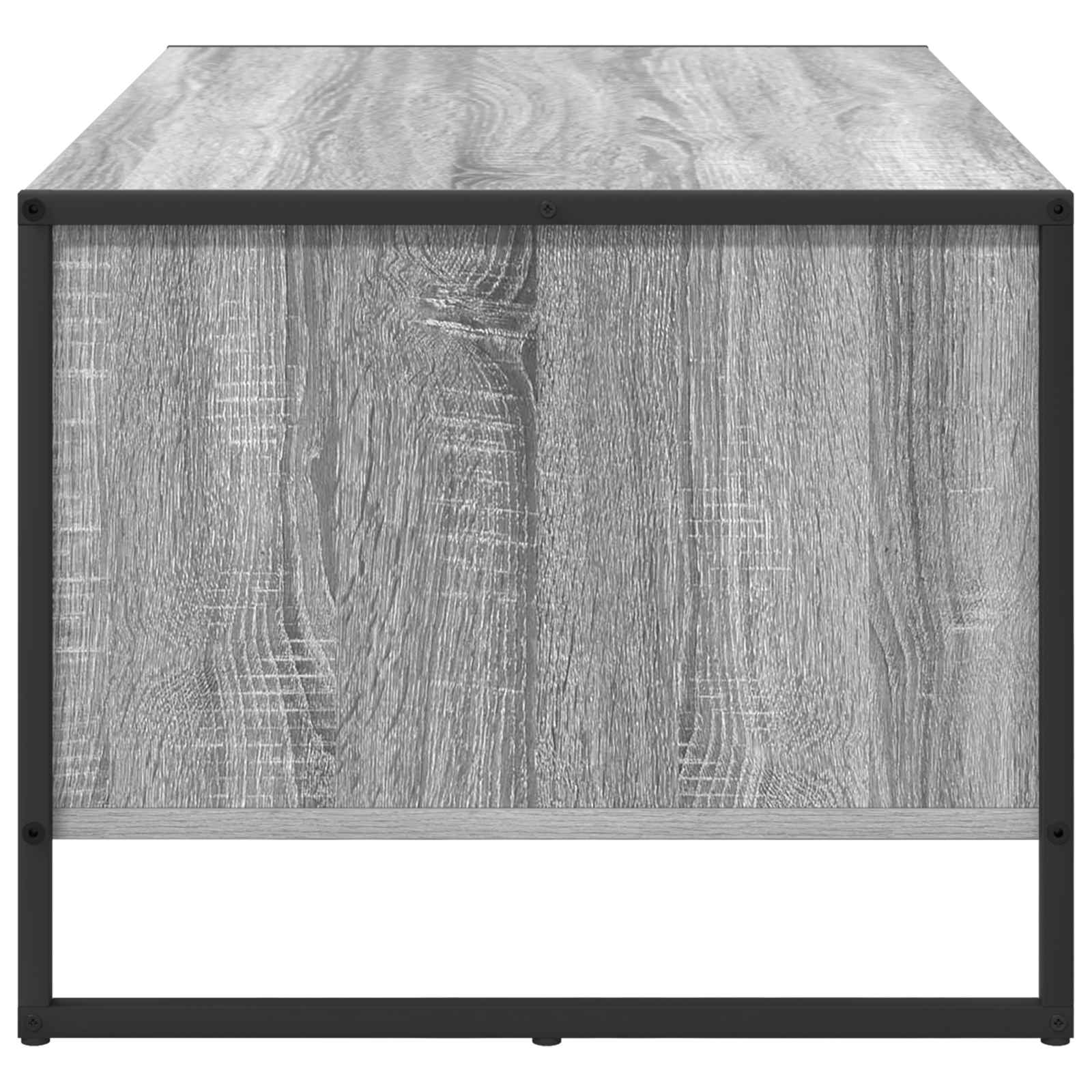 Salontafel Grijs Sonoma 80 x 50 x 40 cm Bewerkt hout is nu te koop bij PeponiXL, paradijselijk wonen!