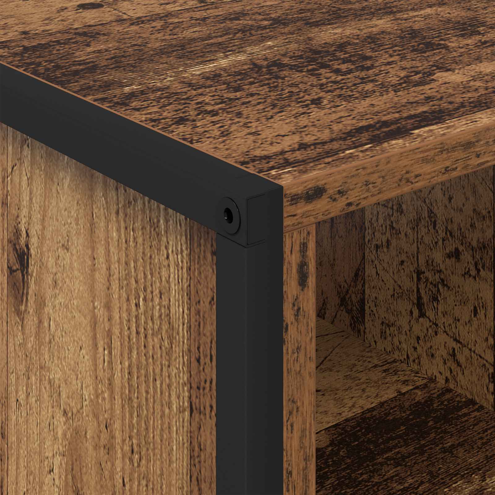 Salontafel Oud Hout 80 x 50 x 40 cm Bewerkt hout is nu te koop bij PeponiXL, paradijselijk wonen!