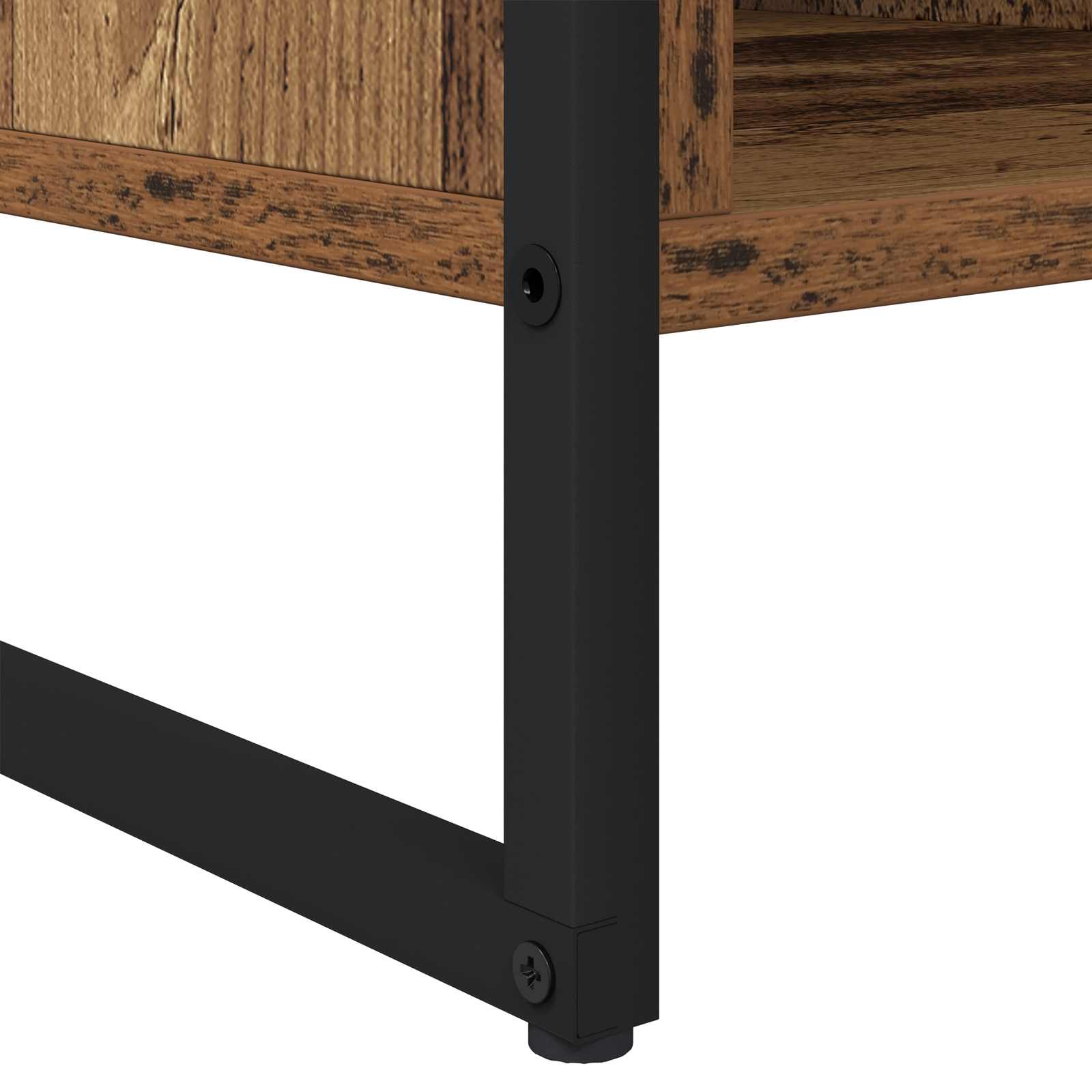Salontafel Oud Hout 80 x 50 x 40 cm Bewerkt hout is nu te koop bij PeponiXL, paradijselijk wonen!