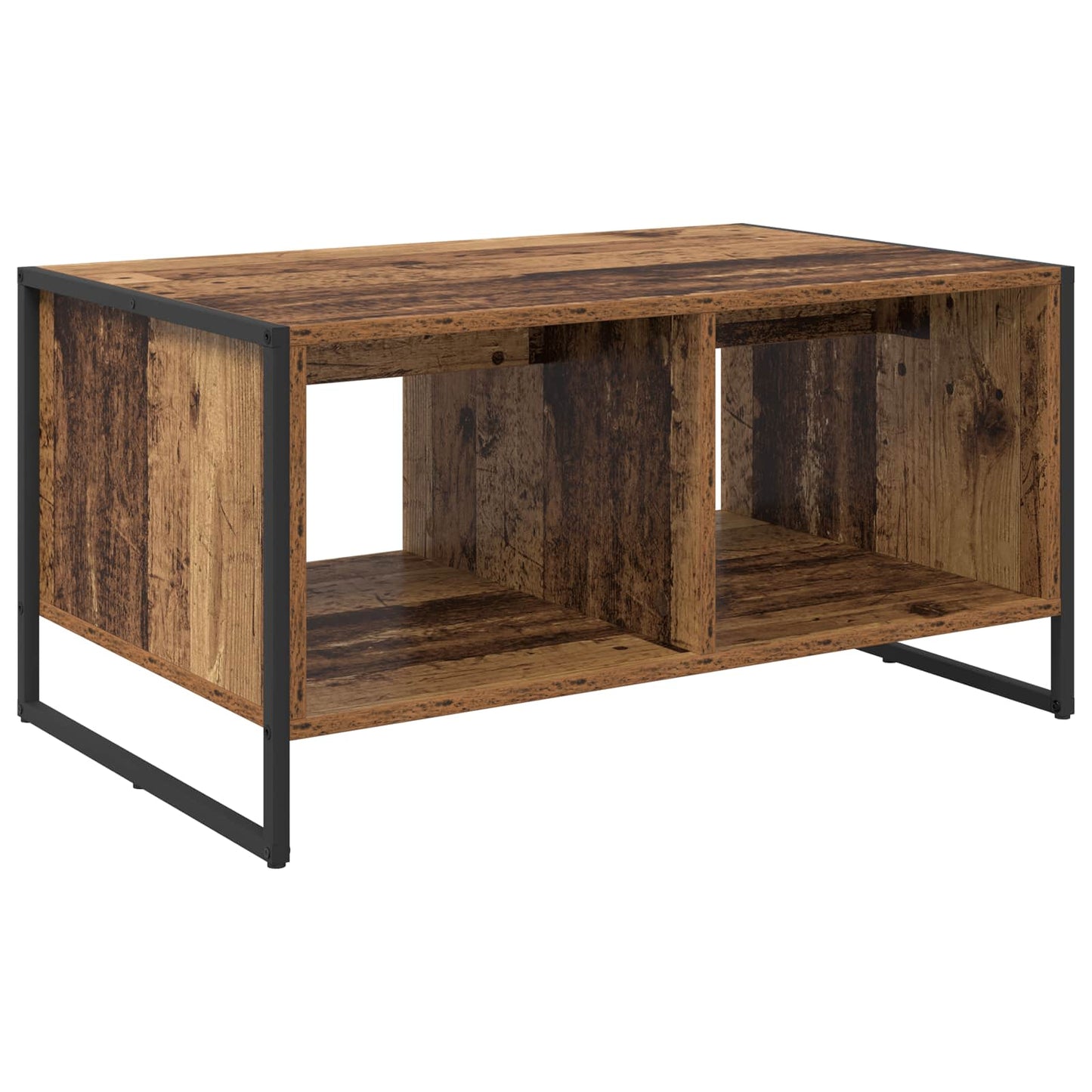 Salontafel Oud Hout 80 x 50 x 40 cm Bewerkt hout is nu te koop bij PeponiXL, paradijselijk wonen!