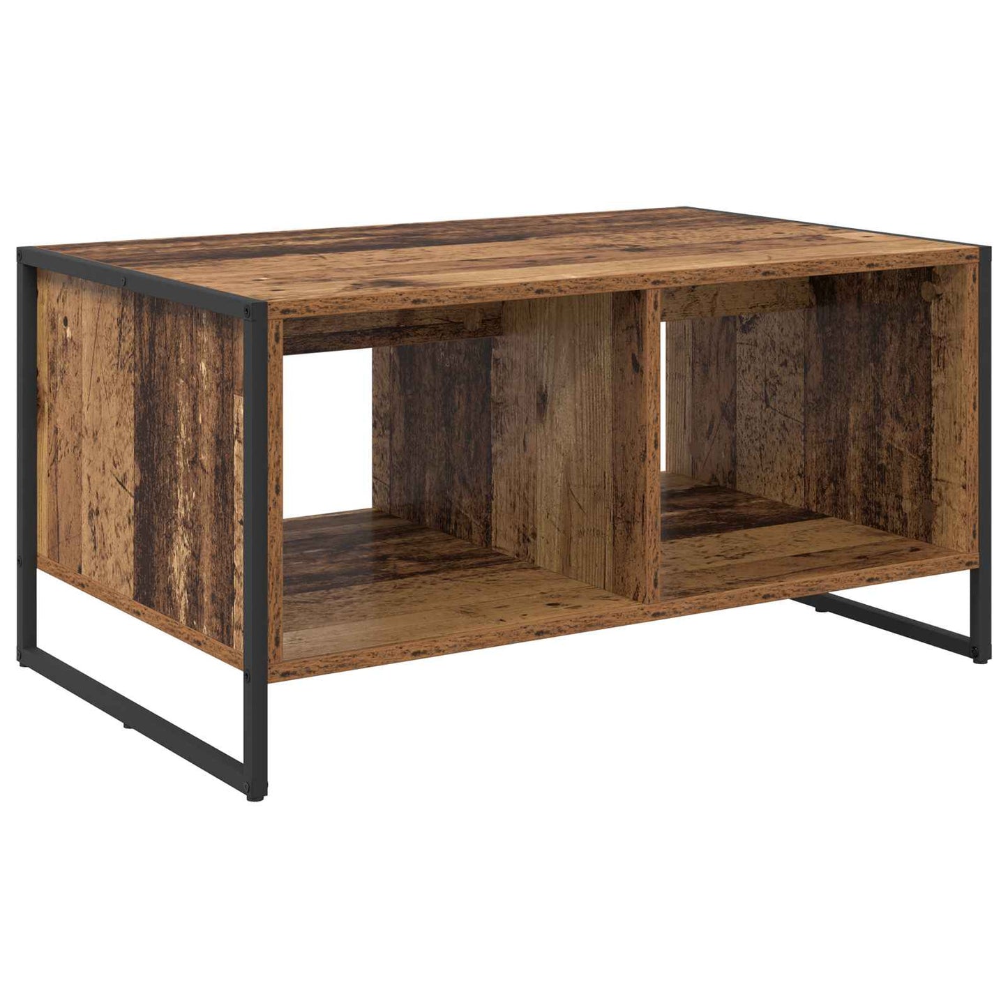 Salontafel Oud Hout 80 x 50 x 40 cm Bewerkt hout is nu te koop bij PeponiXL, paradijselijk wonen!