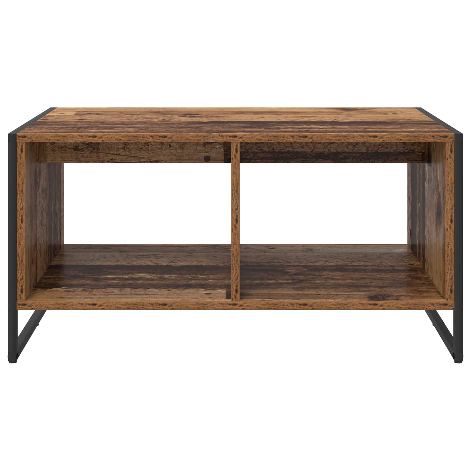 Salontafel Oud Hout 80 x 50 x 40 cm Bewerkt hout is nu te koop bij PeponiXL, paradijselijk wonen!