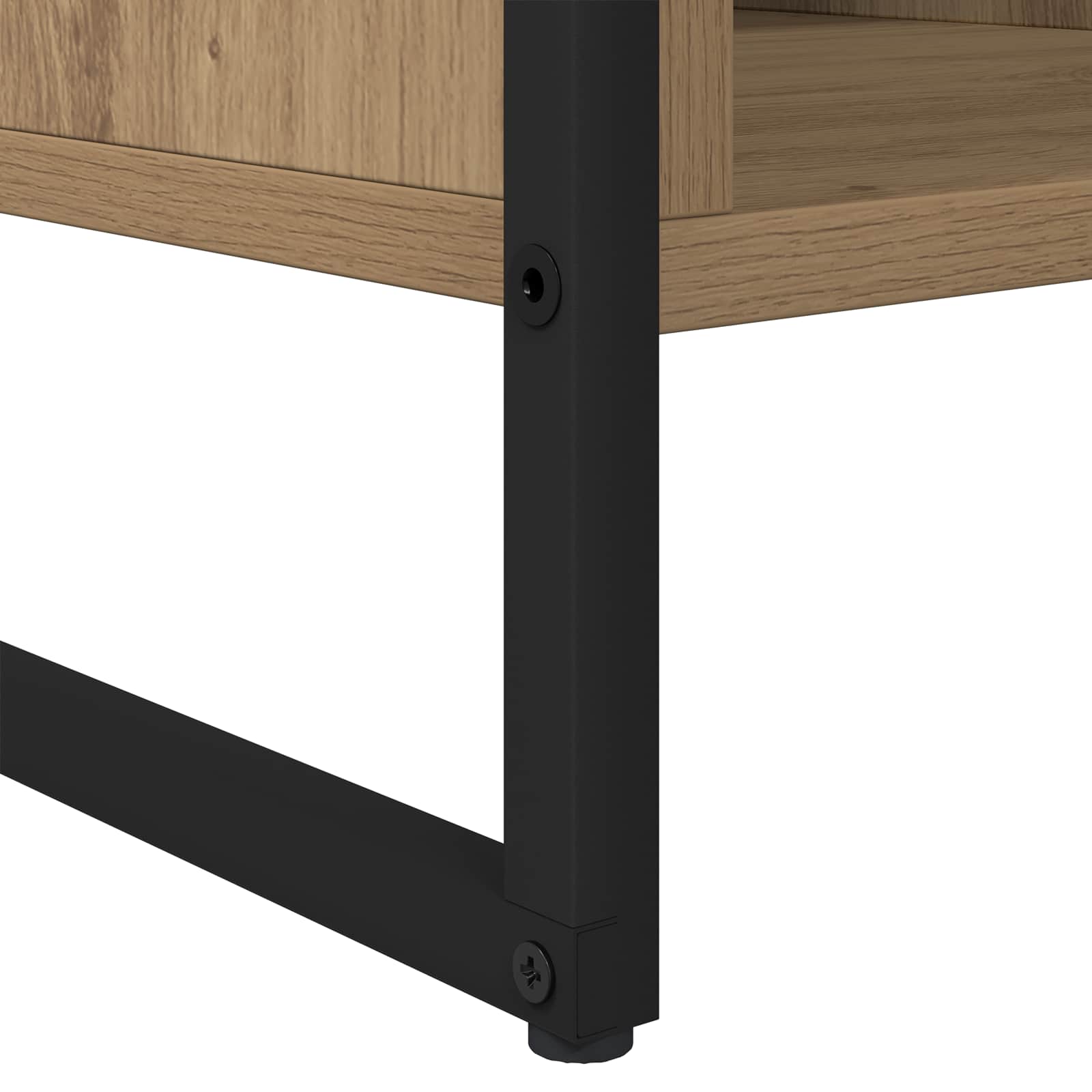 Salontafel Ambachtelijk eiken 80 x 50 x 40 cm Bewerkt hout is nu te koop bij PeponiXL, paradijselijk wonen!