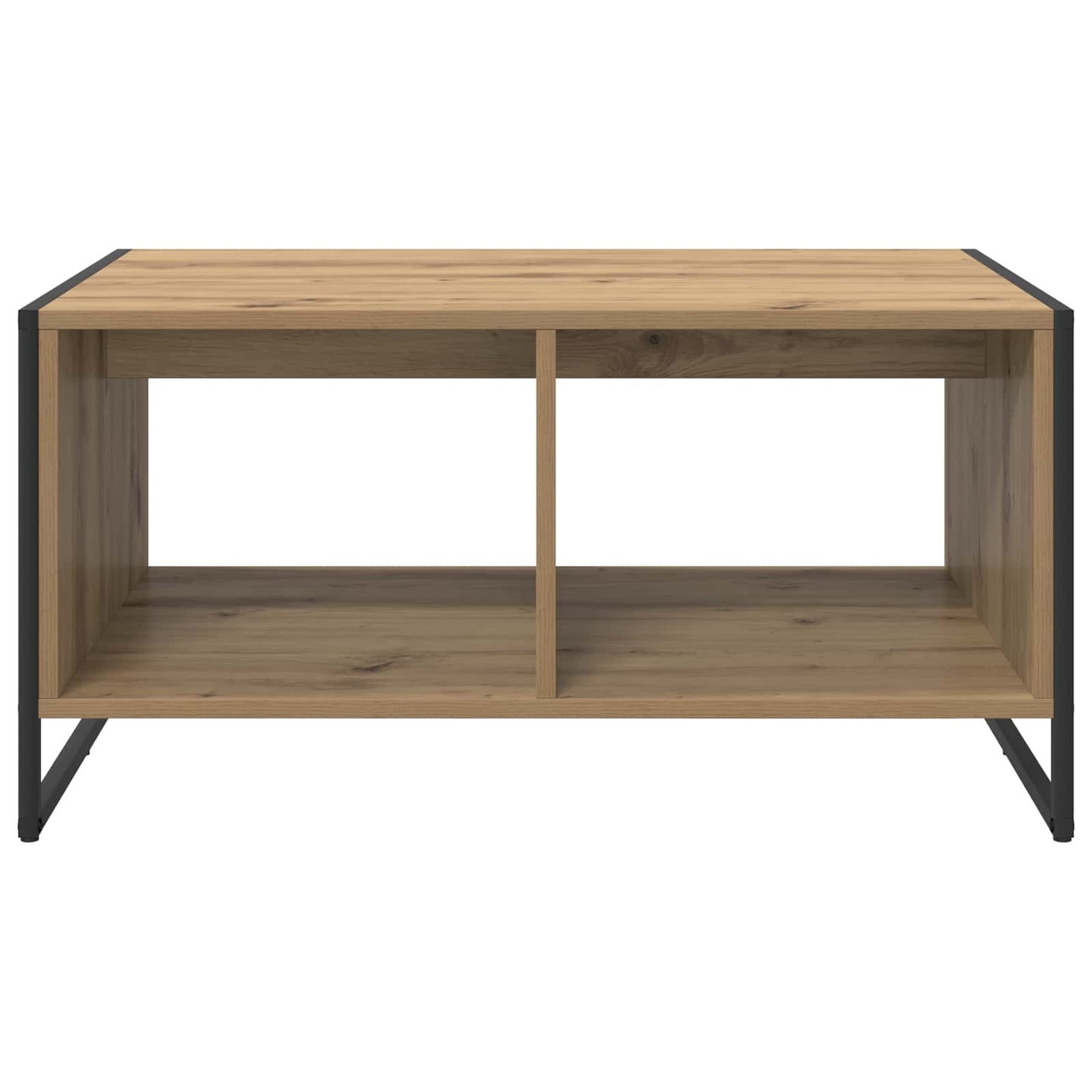 Salontafel Ambachtelijk eiken 80 x 50 x 40 cm Bewerkt hout is nu te koop bij PeponiXL, paradijselijk wonen!
