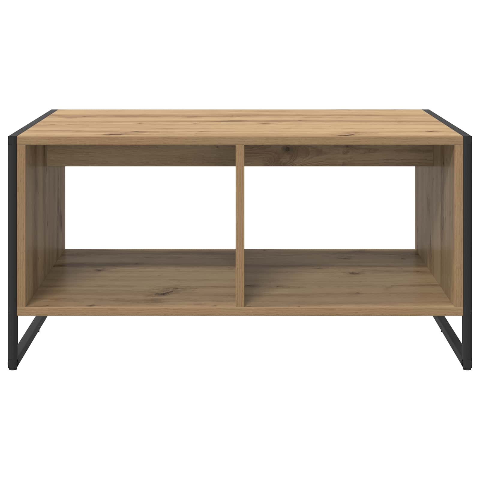 Salontafel Ambachtelijk eiken 80 x 50 x 40 cm Bewerkt hout is nu te koop bij PeponiXL, paradijselijk wonen!