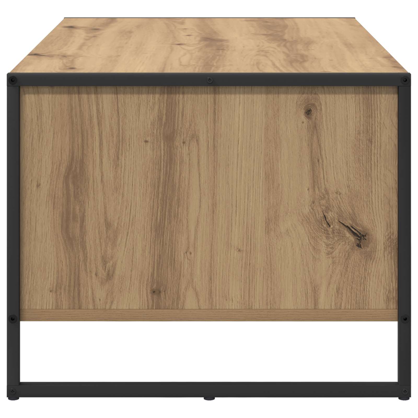 Salontafel Ambachtelijk eiken 80 x 50 x 40 cm Bewerkt hout is nu te koop bij PeponiXL, paradijselijk wonen!