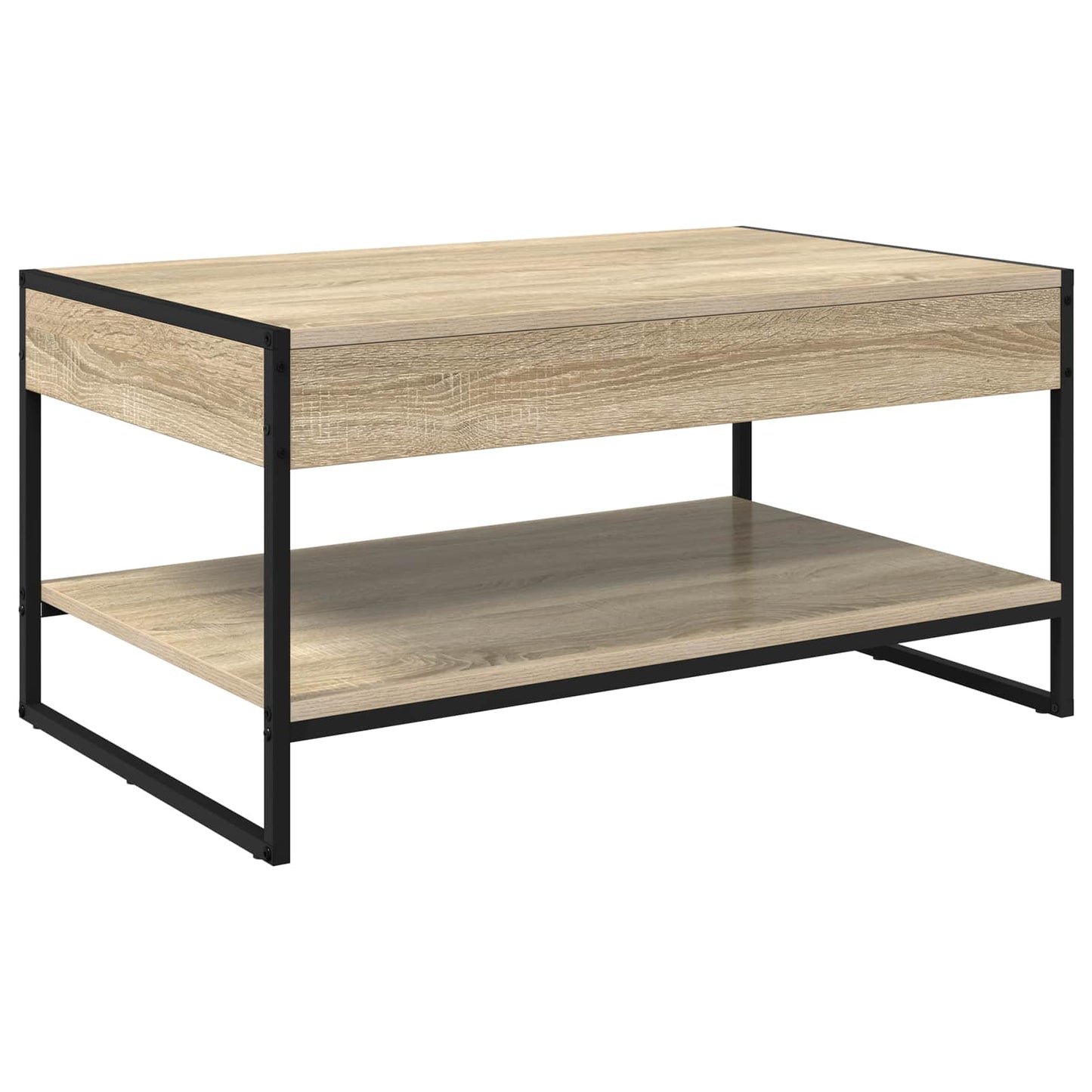 Salontafel Sonoma 80 x 50 x 40 cm Bewerkt hout is nu te koop bij PeponiXL, paradijselijk wonen!