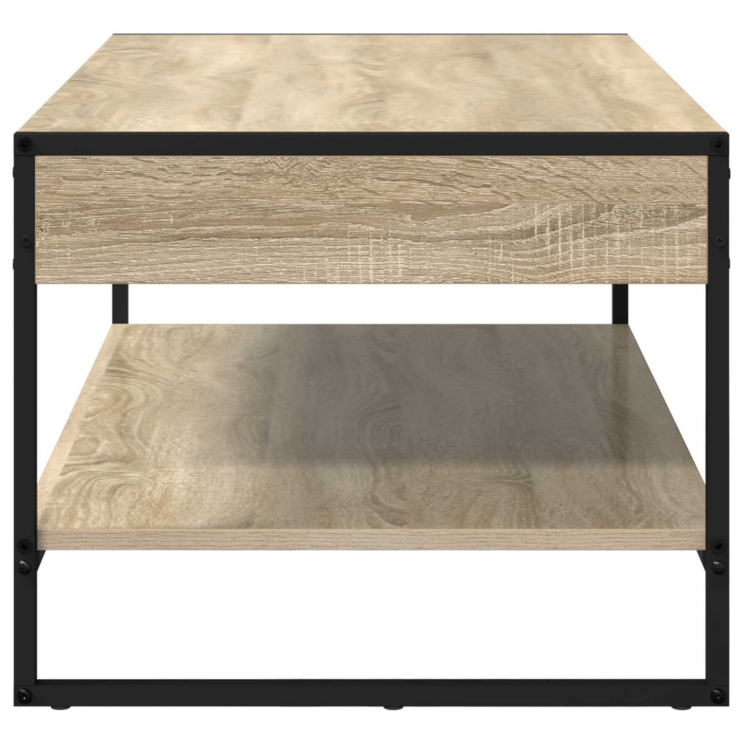 Salontafel Sonoma 80 x 50 x 40 cm Bewerkt hout is nu te koop bij PeponiXL, paradijselijk wonen!