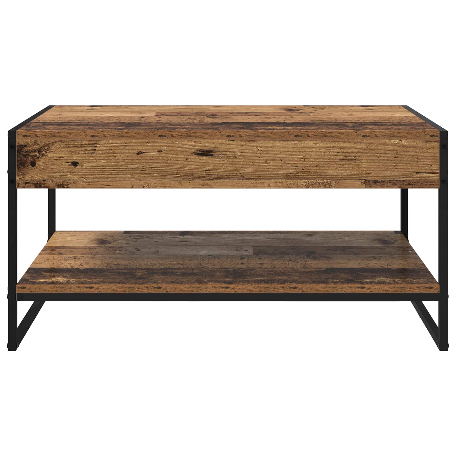 Salontafel Oud Hout 80 x 50 x 40 cm Bewerkt hout is nu te koop bij PeponiXL, paradijselijk wonen!