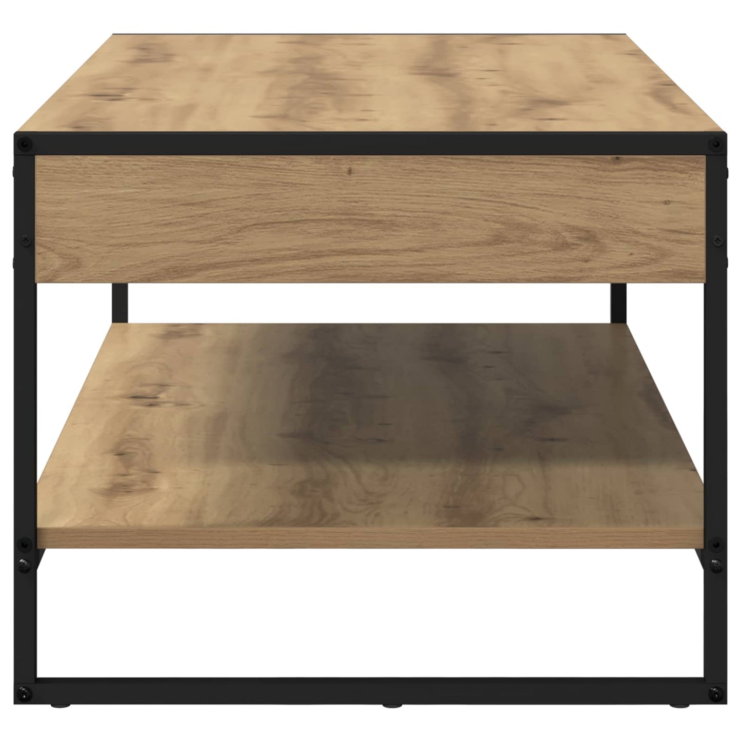 Salontafel Ambachtelijk eiken 80 x 50 x 40 cm Bewerkt hout is nu te koop bij PeponiXL, paradijselijk wonen!