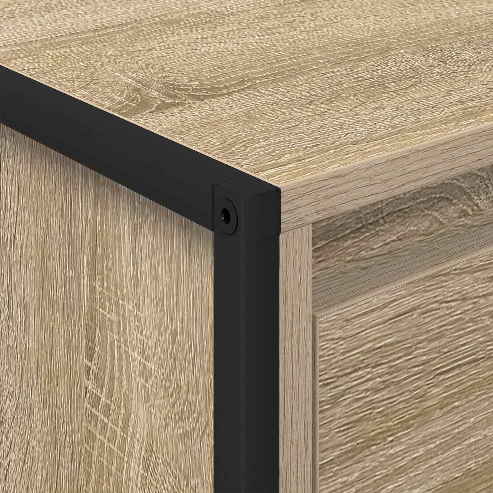 Salontafel met lade Sonoma 100 x 46 x 40 cm Bewerkt hout is nu te koop bij PeponiXL, paradijselijk wonen!