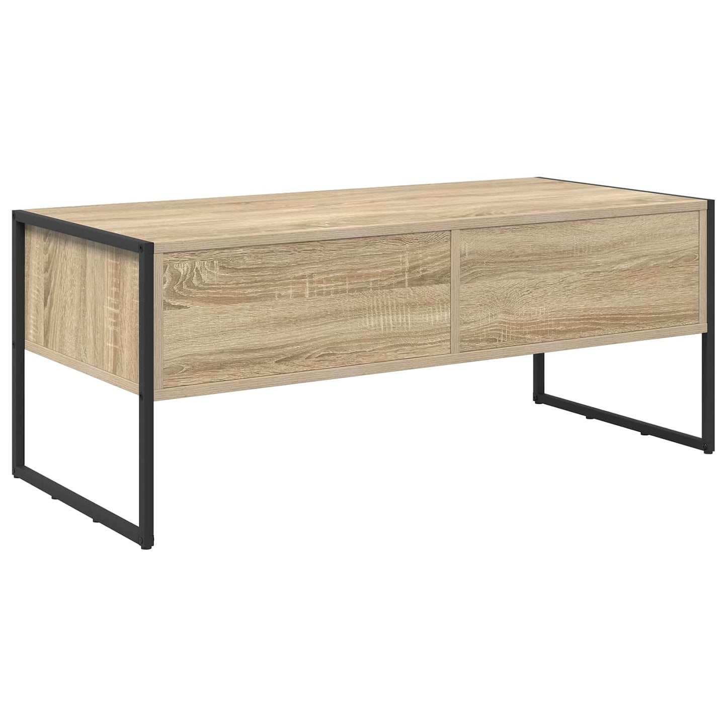 Salontafel met lade Sonoma 100 x 46 x 40 cm Bewerkt hout is nu te koop bij PeponiXL, paradijselijk wonen!