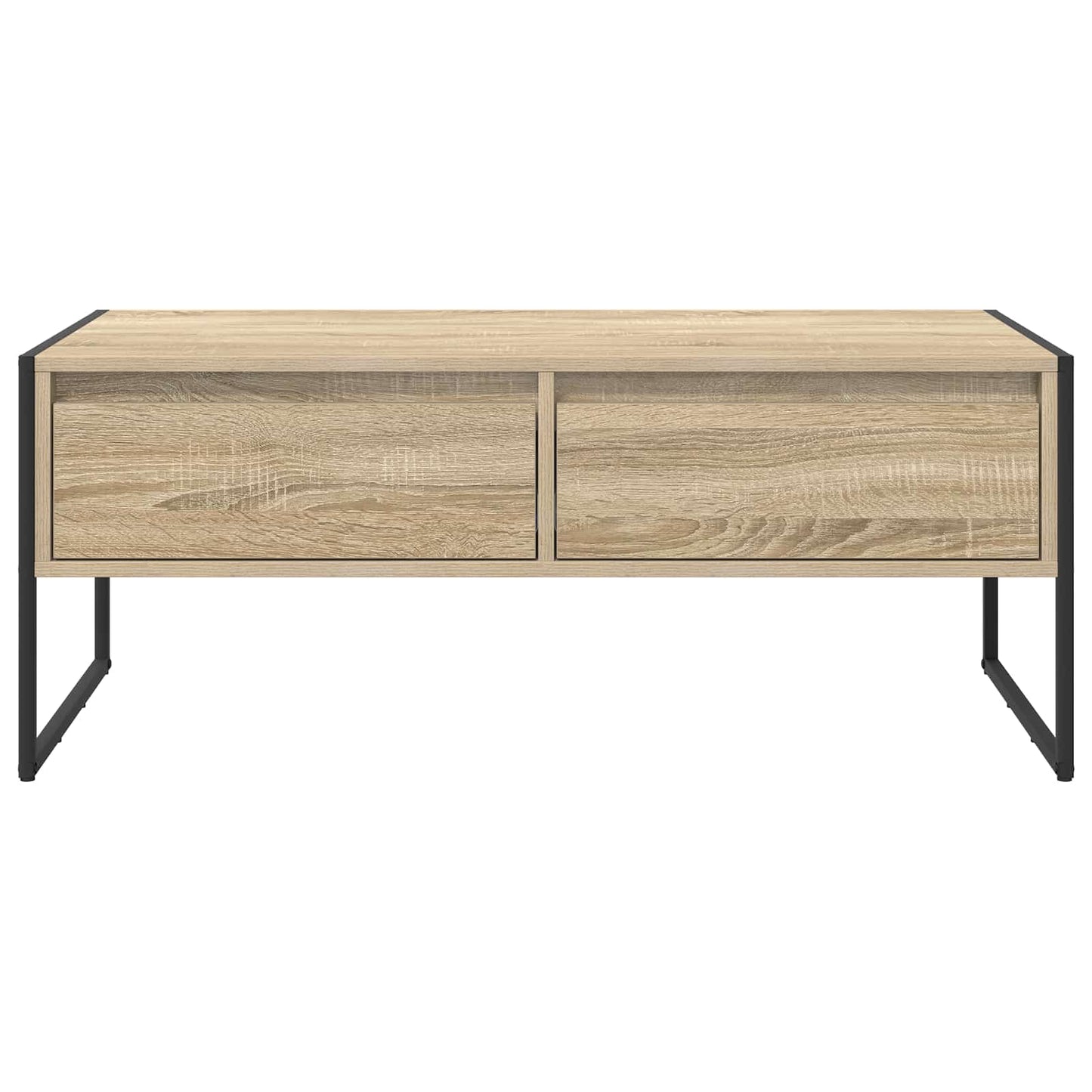 Salontafel met lade Sonoma 100 x 46 x 40 cm Bewerkt hout is nu te koop bij PeponiXL, paradijselijk wonen!