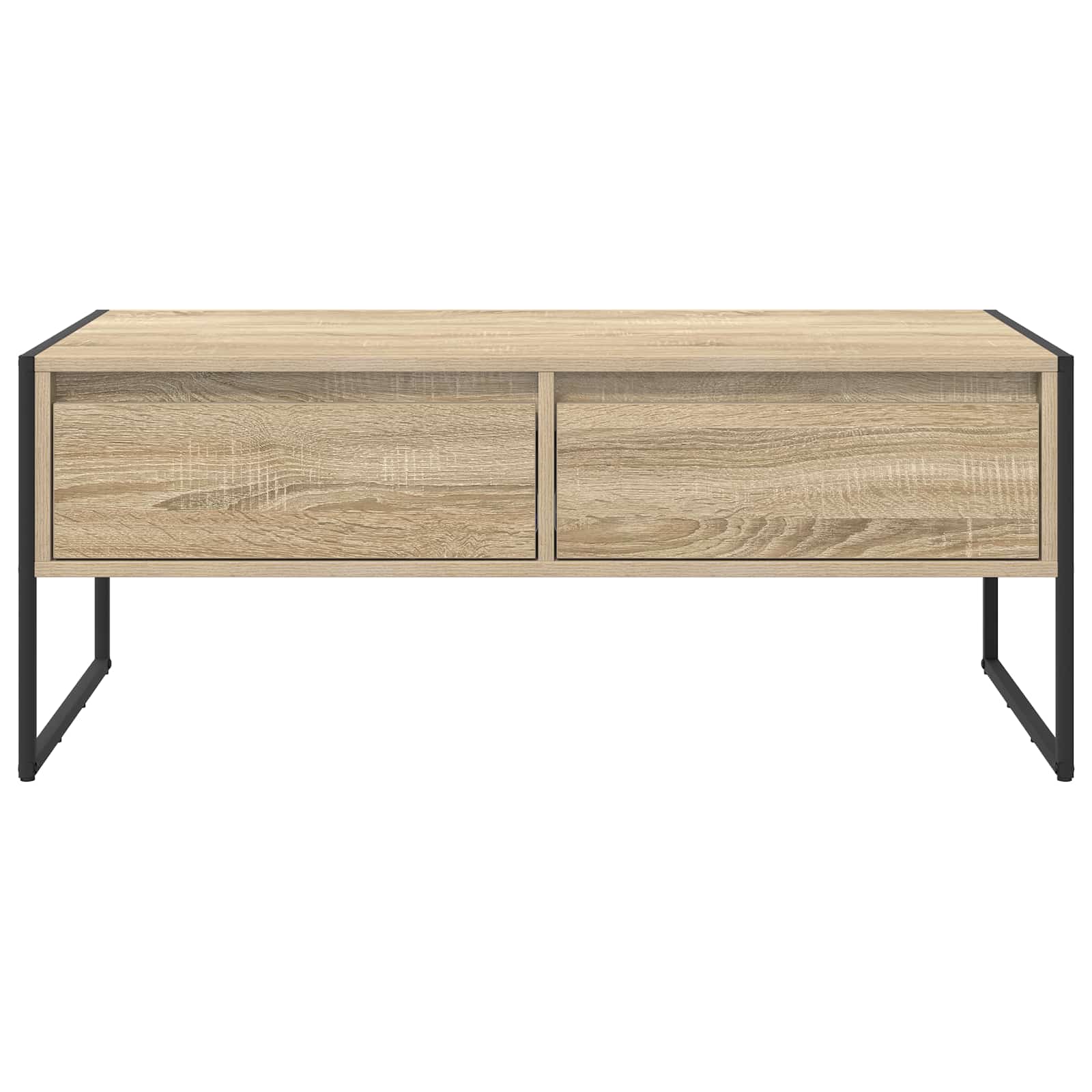 Salontafel met lade Sonoma 100 x 46 x 40 cm Bewerkt hout is nu te koop bij PeponiXL, paradijselijk wonen!