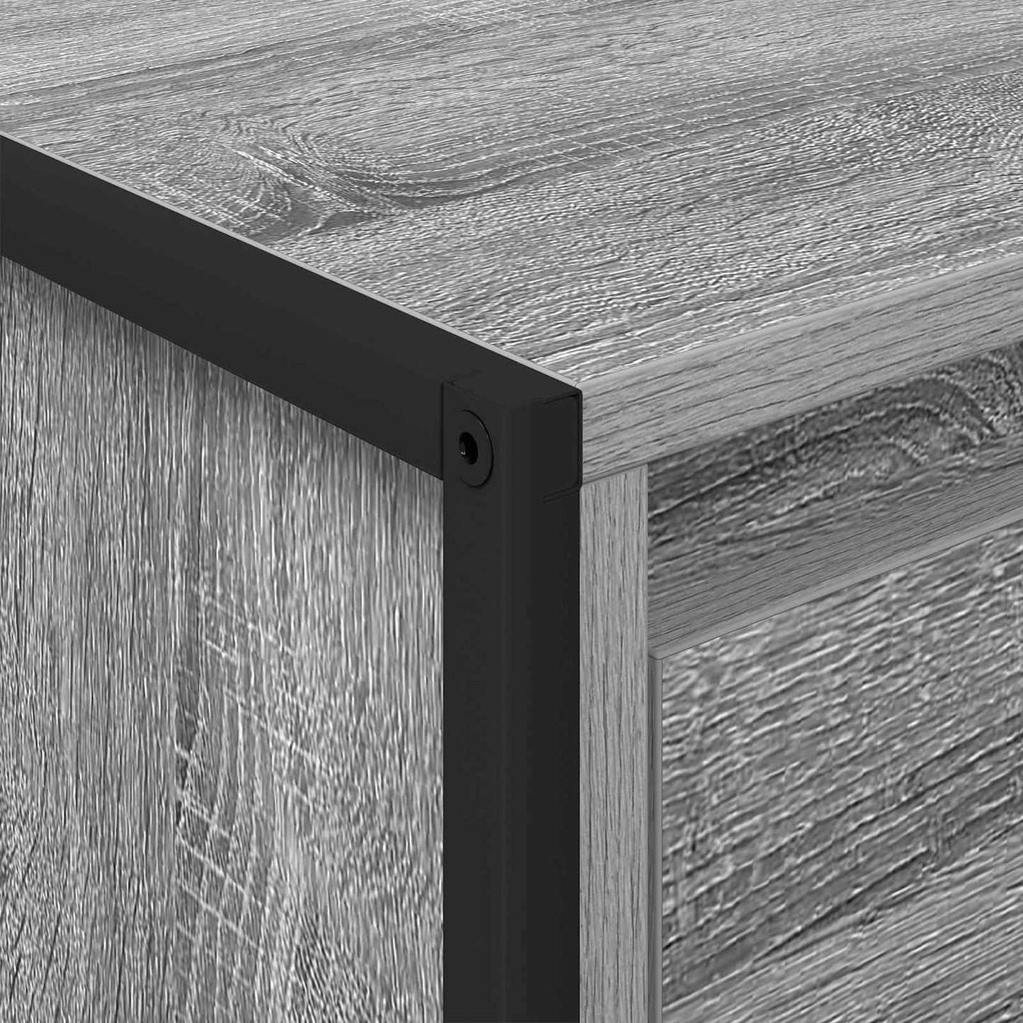 Salontafel met lade Grijs Sonoma 100 x 46 x 40 cm Bewerkt hout is nu te koop bij PeponiXL, paradijselijk wonen!