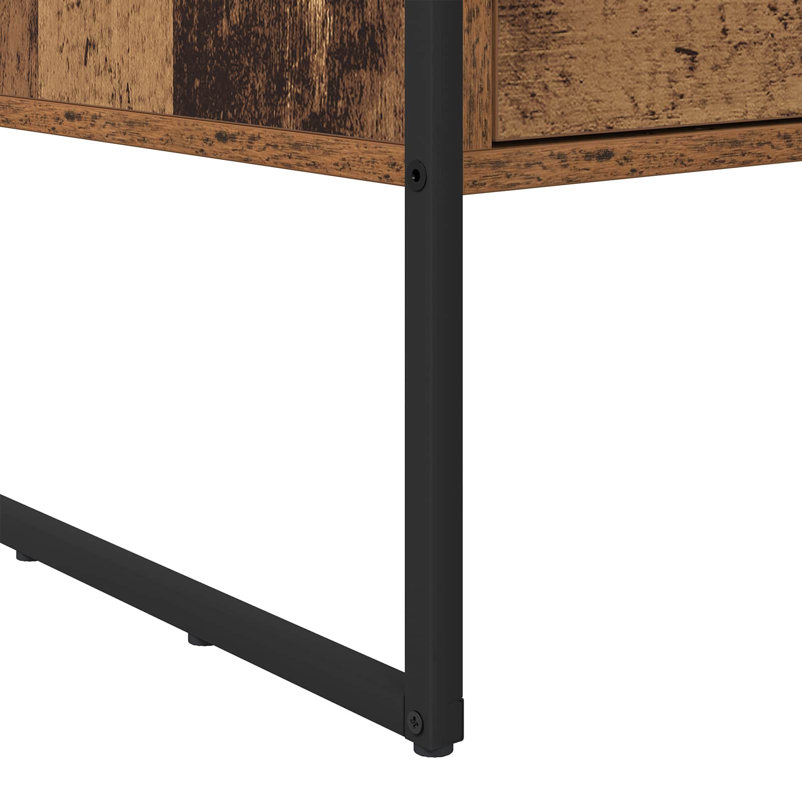 Salontafel met lade Oud Hout 100 x 46 x 40 cm Bewerkt hout is nu te koop bij PeponiXL, paradijselijk wonen!