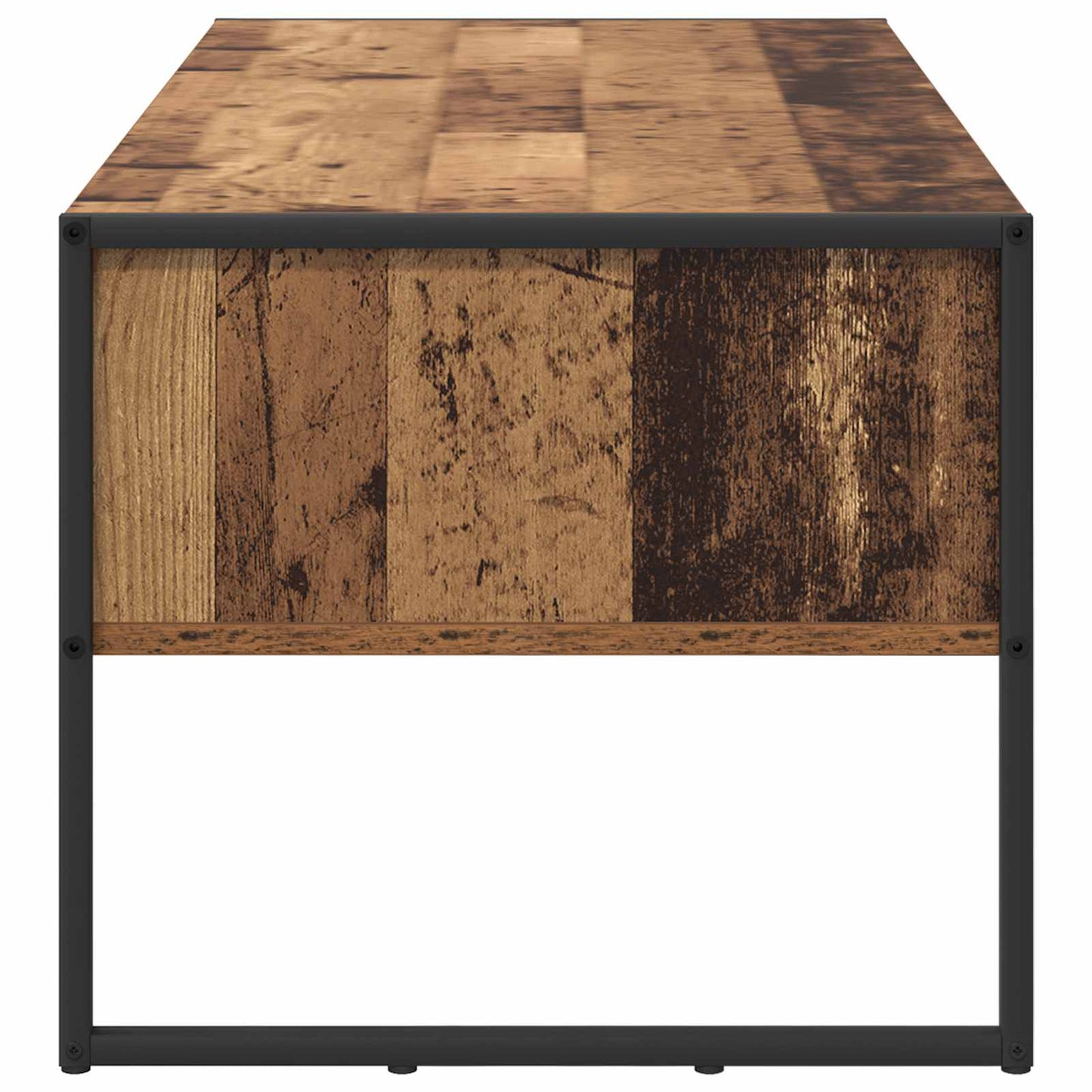Salontafel met lade Oud Hout 100 x 46 x 40 cm Bewerkt hout is nu te koop bij PeponiXL, paradijselijk wonen!