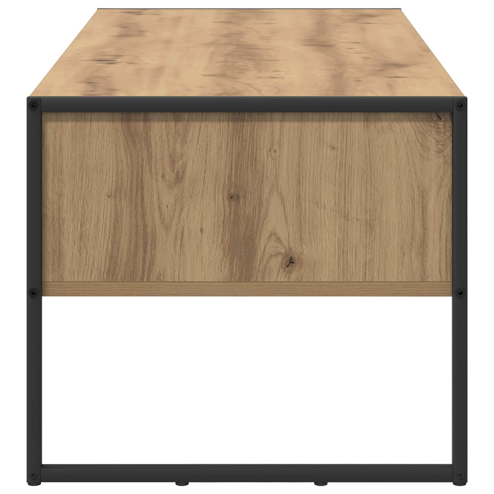 Salontafel Ambachtelijk eiken 100 x 46 x 40 cm Bewerkt hout is nu te koop bij PeponiXL, paradijselijk wonen!