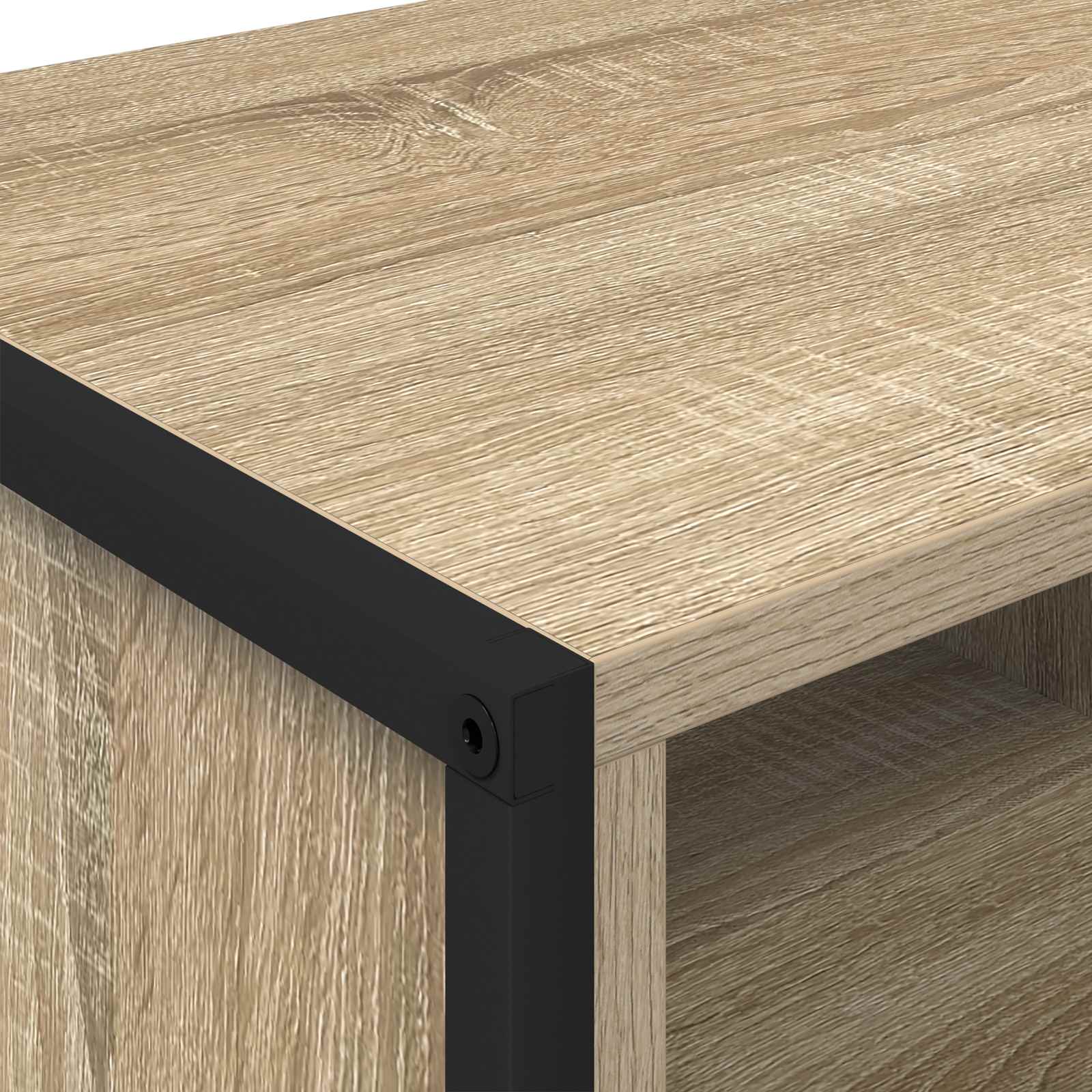 Schoenenkast met opslag Sonoma 60 x 35 x 44 cm Bewerkt hout is nu te koop bij PeponiXL, paradijselijk wonen!