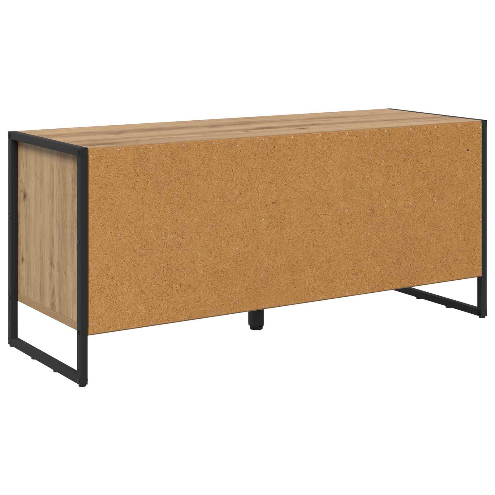Schoenenkast Ambachtelijk eiken 100 x 35 x 44 cm Bewerkt hout is nu te koop bij PeponiXL, paradijselijk wonen!