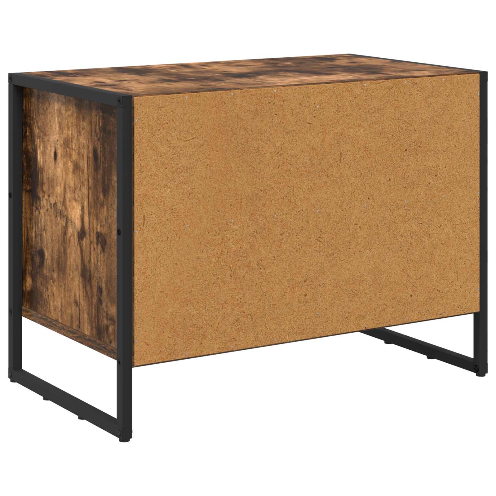 Schoenenkast met opslag Rook Eik 60 x 35 x 44 cm Bewerkt hout is nu te koop bij PeponiXL, paradijselijk wonen!